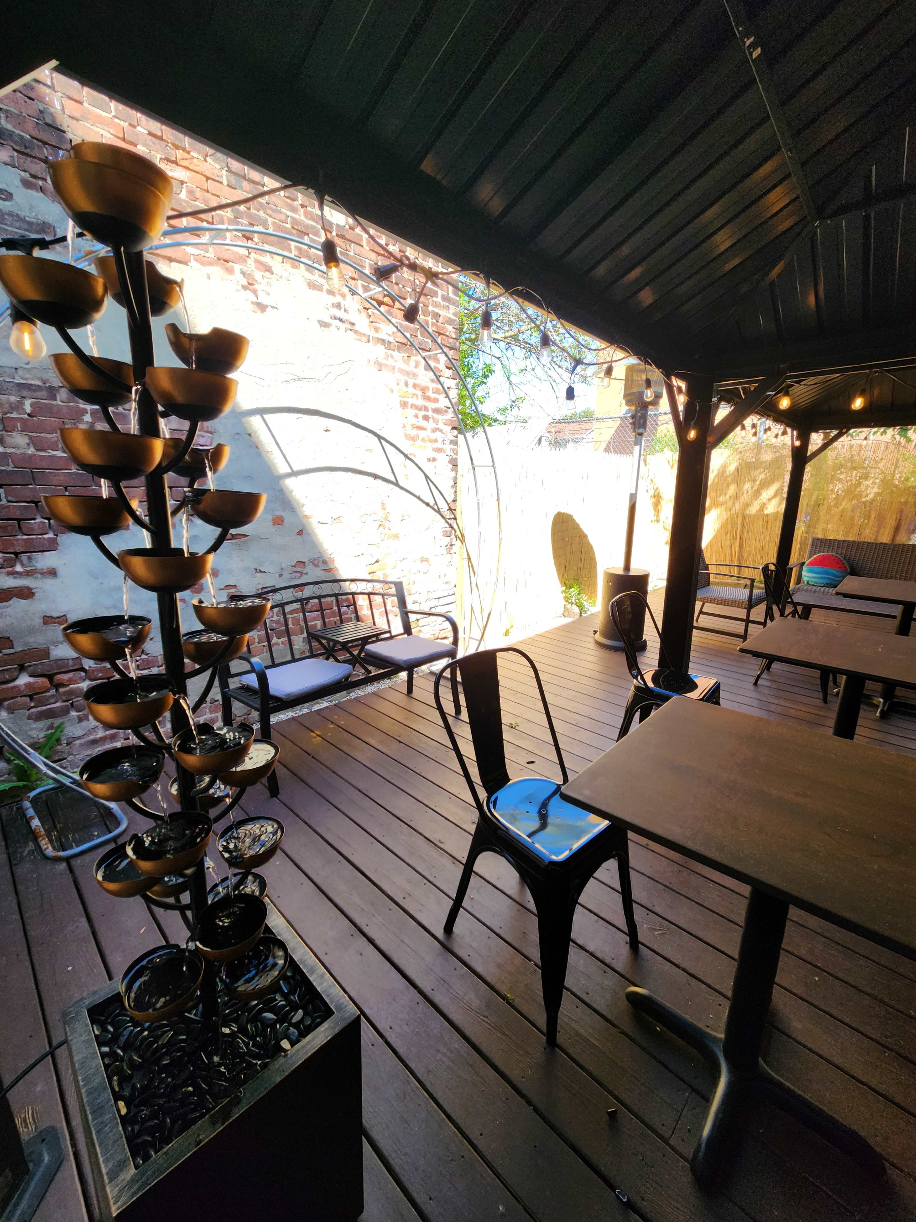 Secret Garden Patio Space Image in McGinley Square, Jersey city, NJ