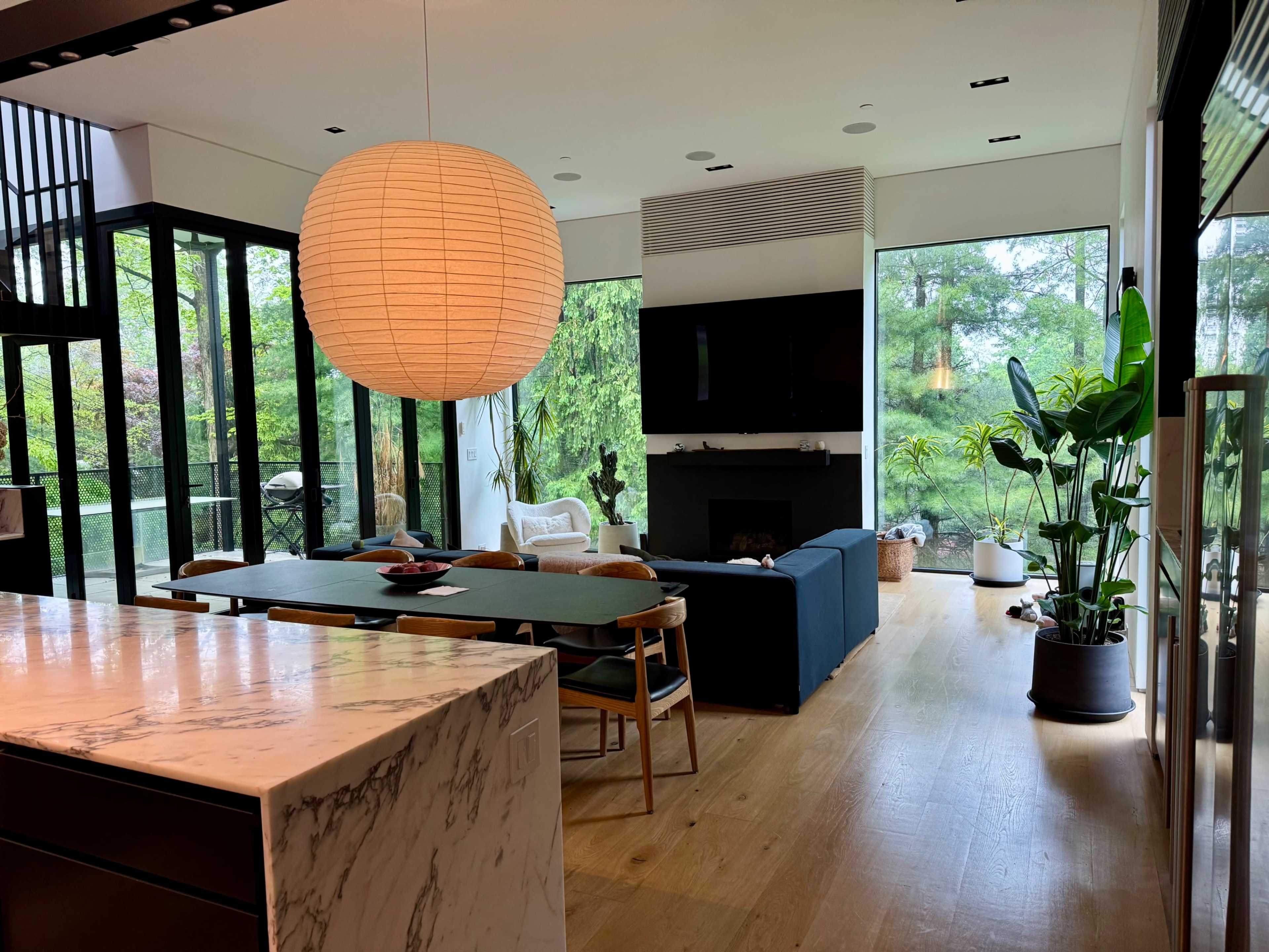 Unique Modern Barn Style House with Danish Mid-Century Vibe Image in Irvington, Irvington, NY