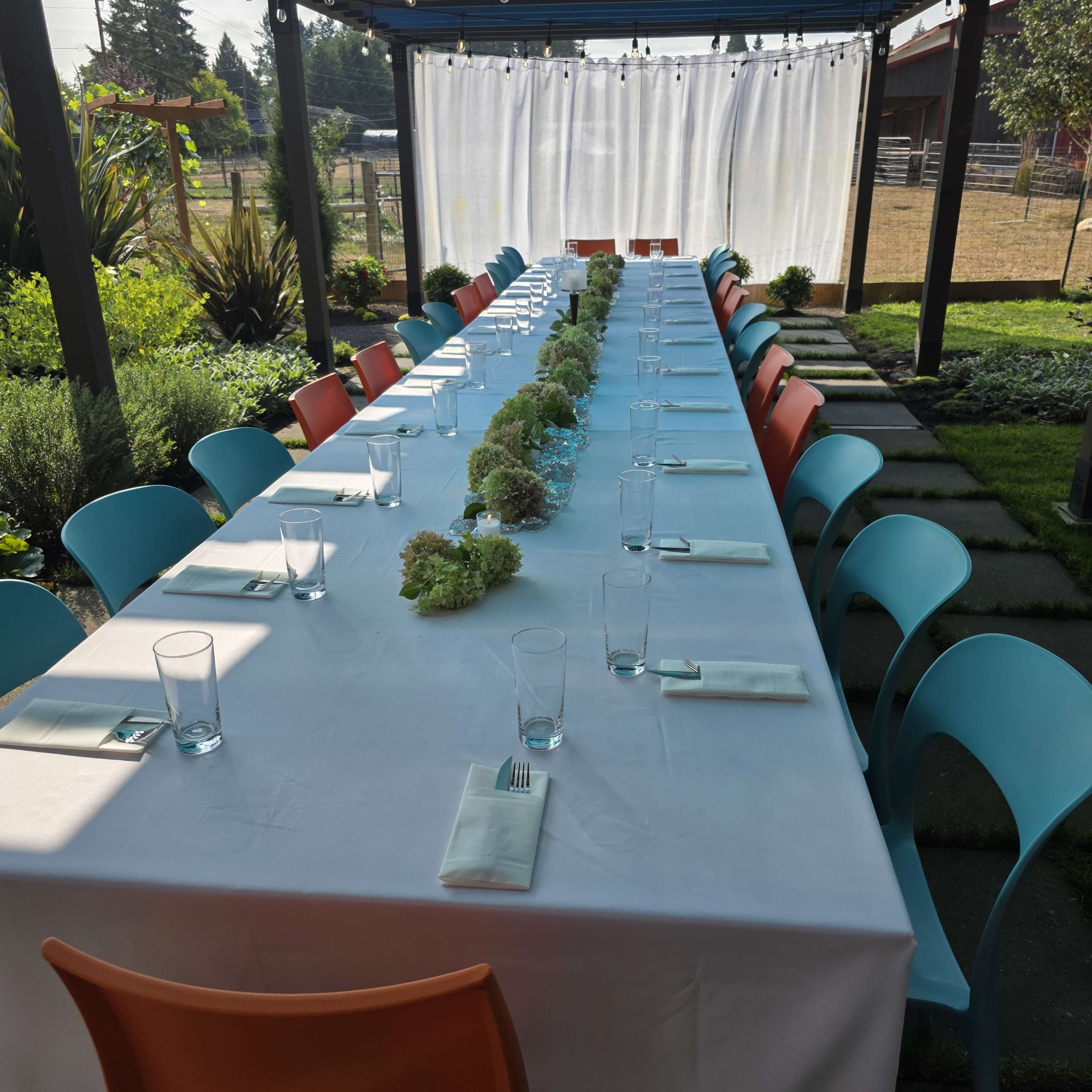 Mid-Century Outdoor Pavilion with full Kitchen, Garden, Greenhouse, Barn, Pasture, Livestock Image in , Oregon City, OR