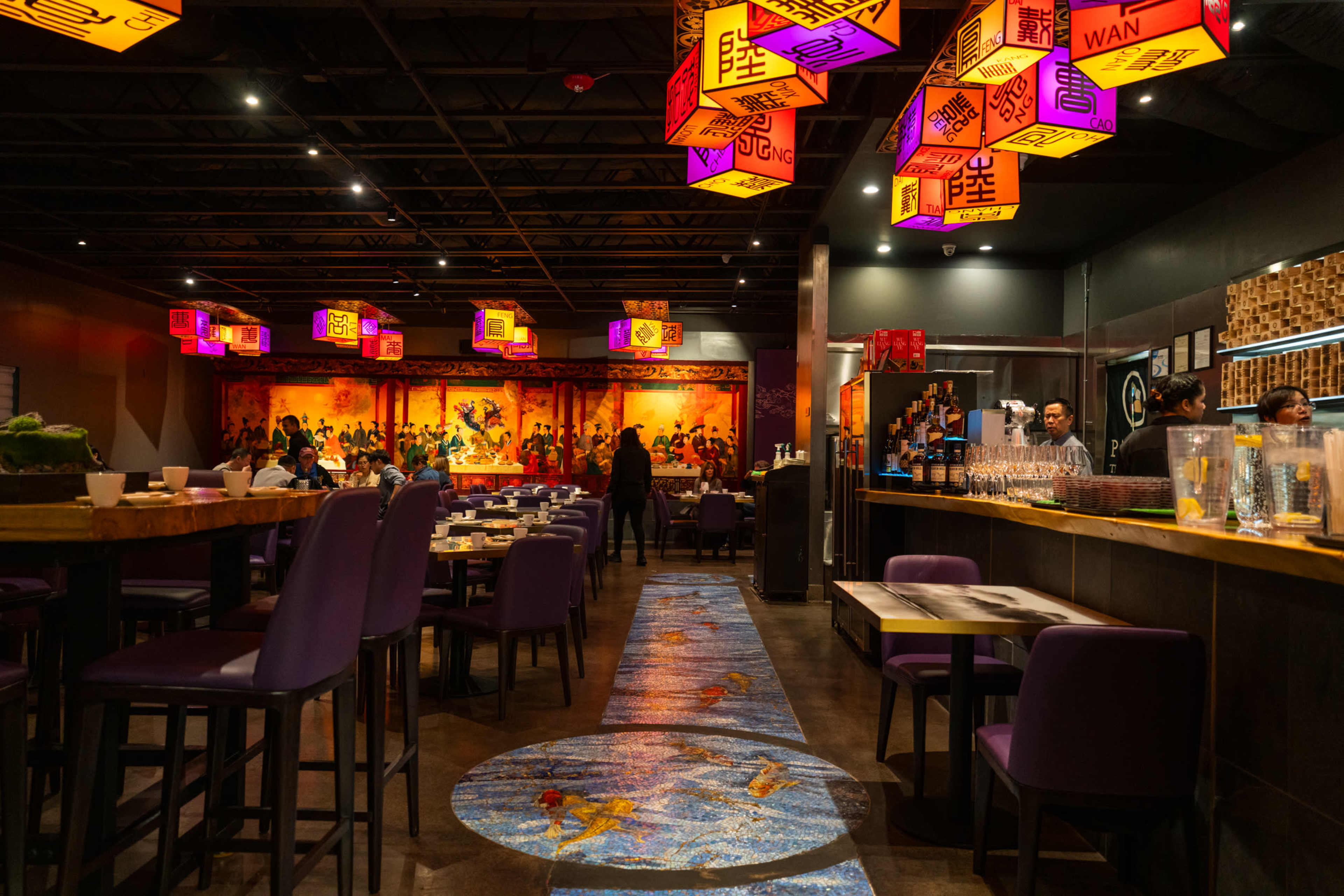 Upscale Asian Restaurant with Unique Waterfall Table and Private Dining Room Image in Paradise, Las Vegas, NV
