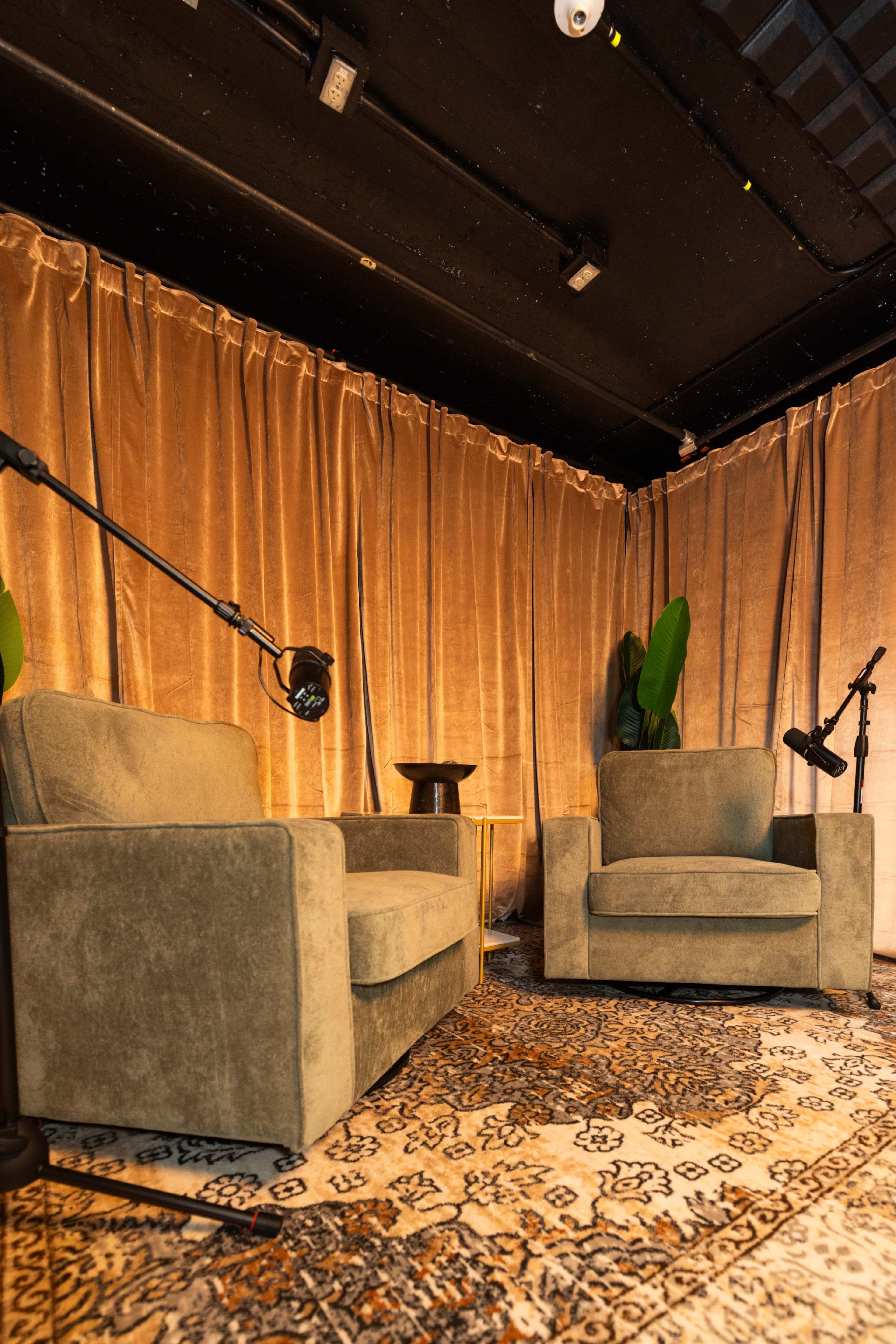 2-Person Podcast Studio | 3-Camera Setup + Pro Audio + On-Site Techs Image in Northern Waterfront, San Francisco, CA