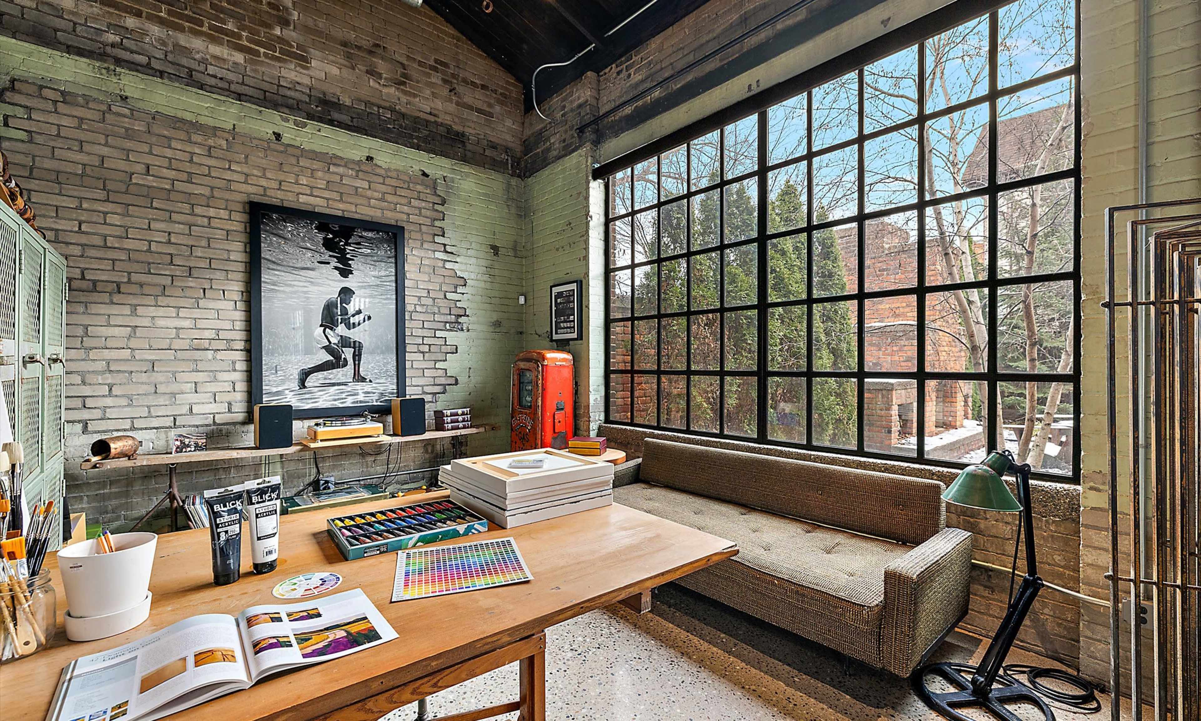 Design-Forward Industrial Loft with Outdoor Patio and Lawn for Supper Clubs, Shoots, and Brand Events in the Heart of Detroit, Michigan. Image in Woodbridge, Detroit, MI