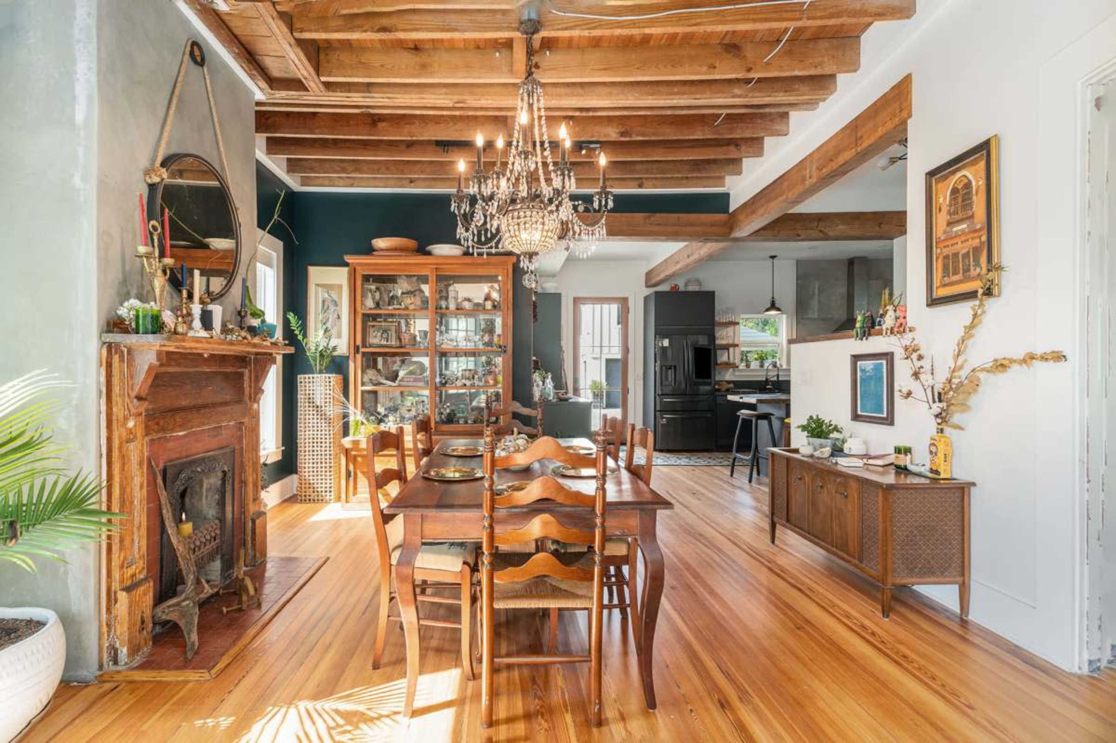 Funky 1920’s Home- exposed vintage beams and fireplaces Image in Park Circle, North Charleston, SC