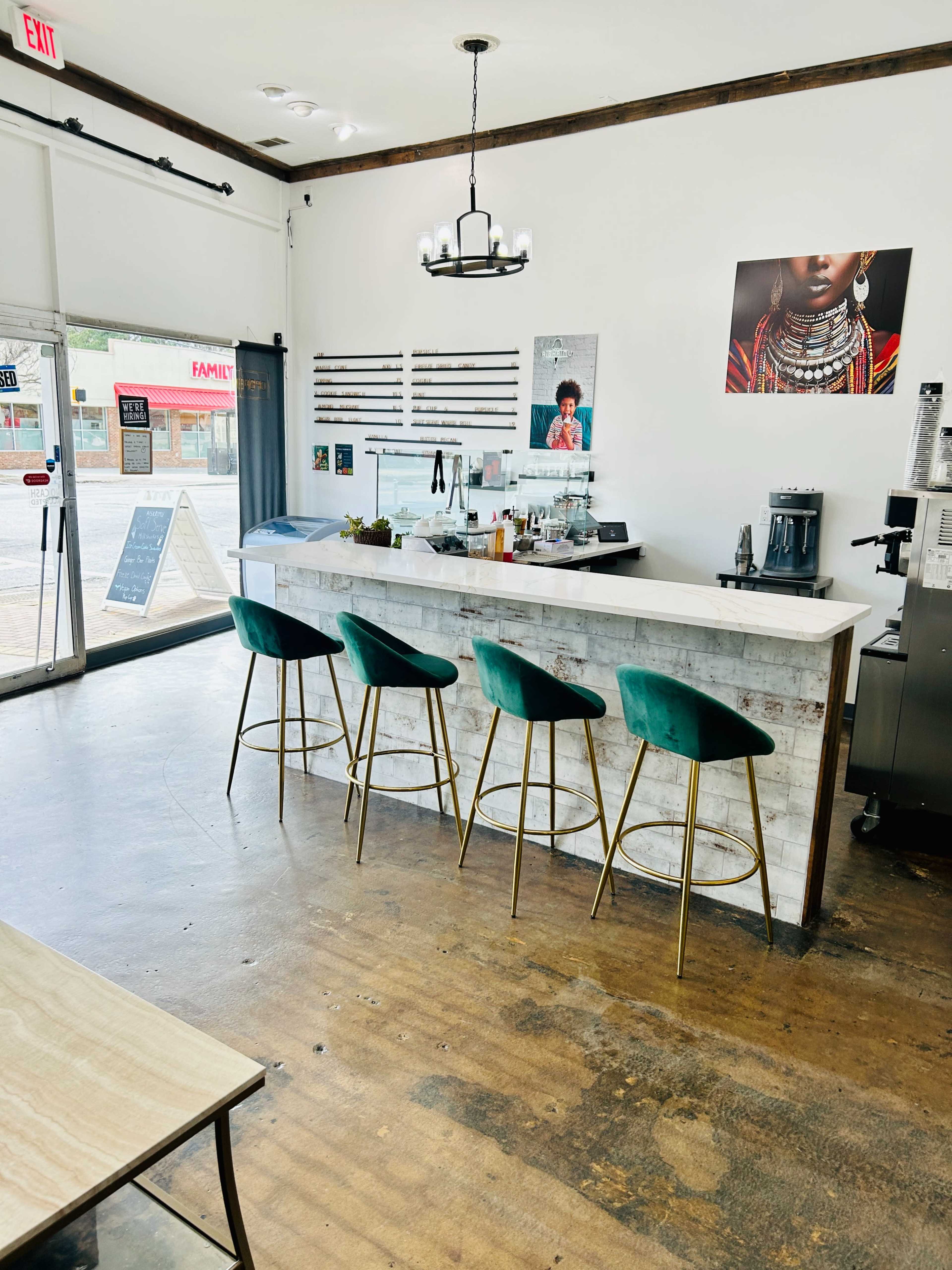 Afro-centric & Sleek Boutique Ice Cream Shop in Historic Cascade Heights Image in Cascade Heights, Atlanta, GA