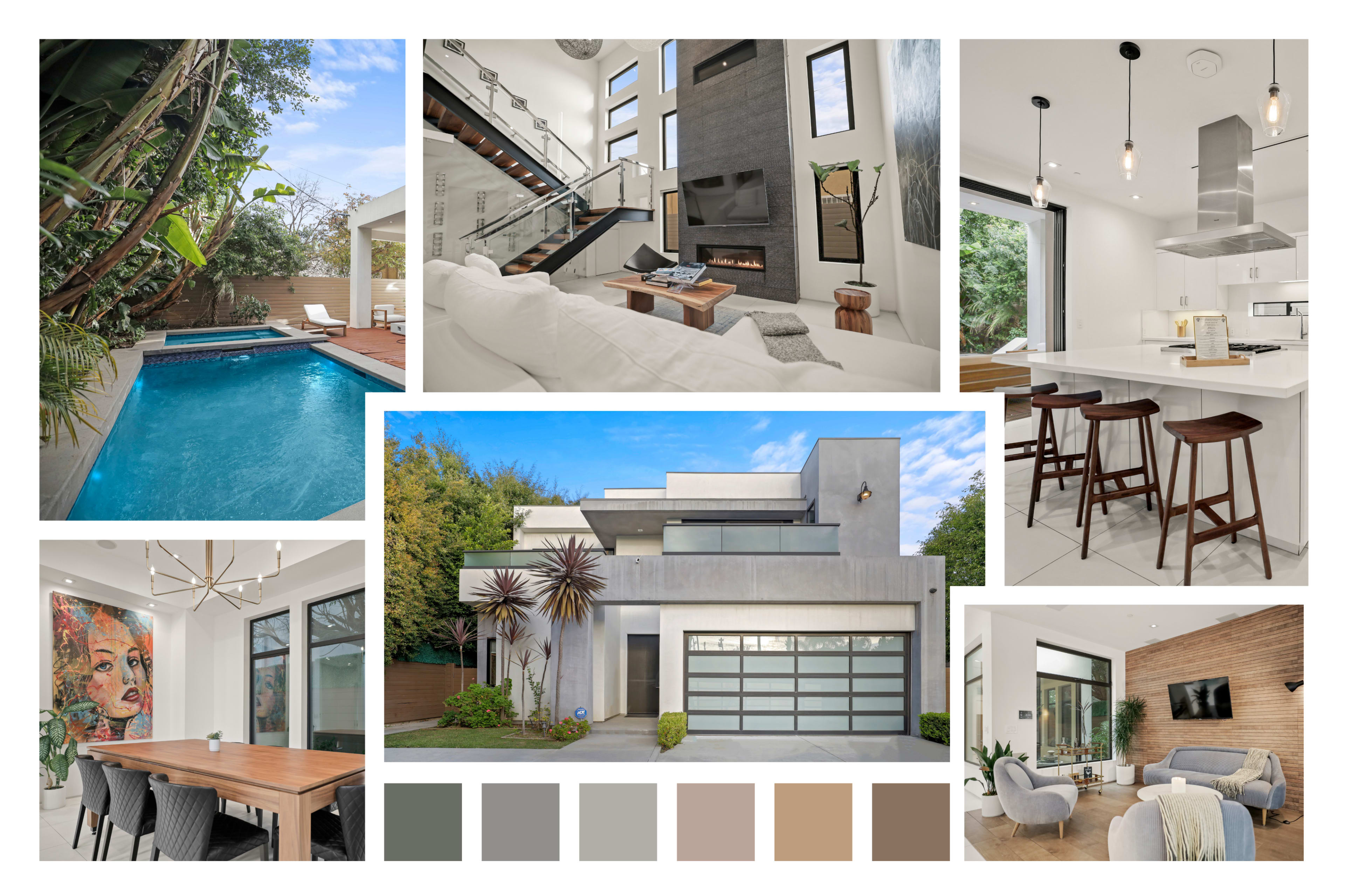 CRESCENT HEIGHTS MODERN LUXE POOL/ DRAMATIC LINES Image in Beverly Grove, West Hollywood, CA