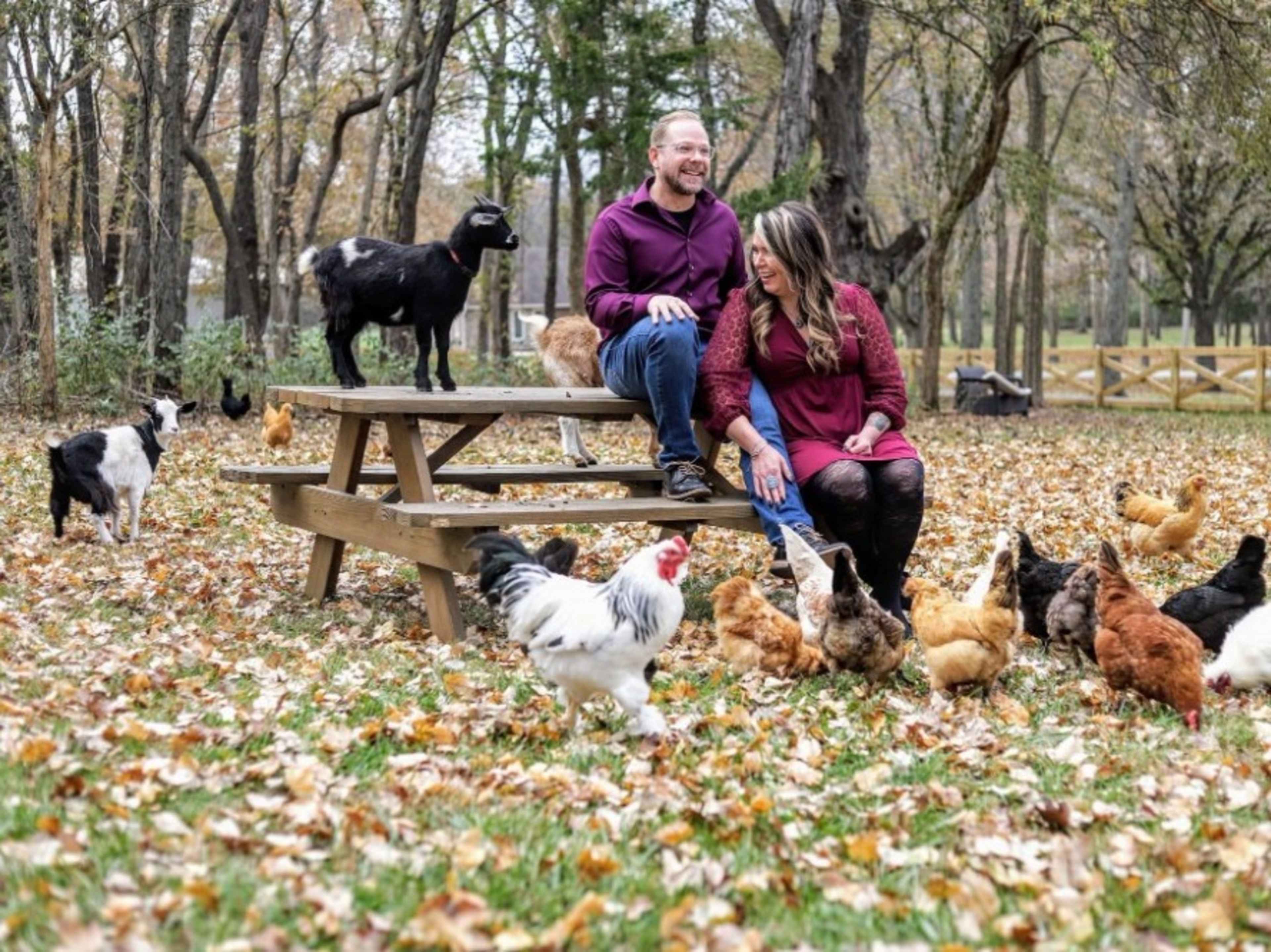 Meet and Greet or Photo Op with goats and chickens