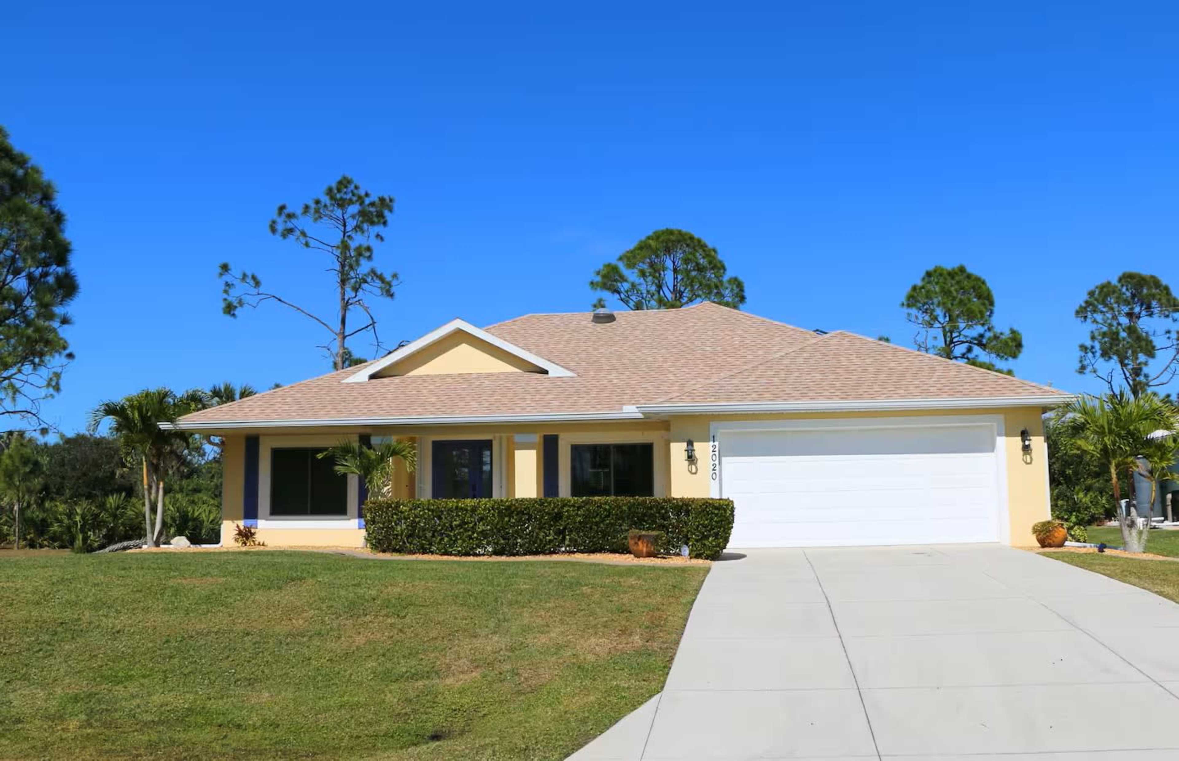 Quaint Florida casita on a double lot with a heated saltwater pool, massive playground, surrounded by Mother nature! Image in Englewood East, Port Charlotte, FL