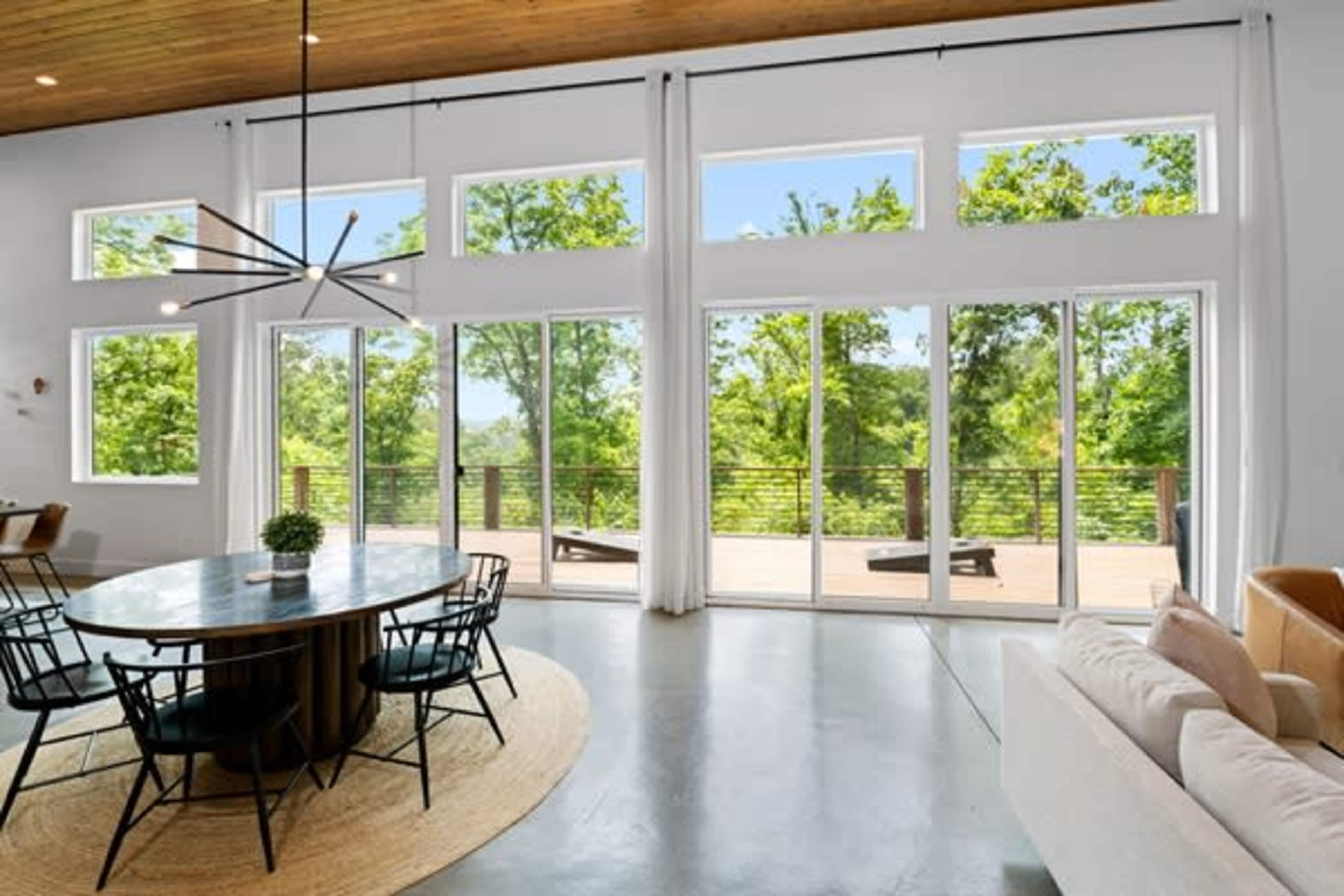 Luxury Asheville Retreat | Heated Swim Spa, 2 Hot Tubs & Mountain Views Image in , Weaverville, NC