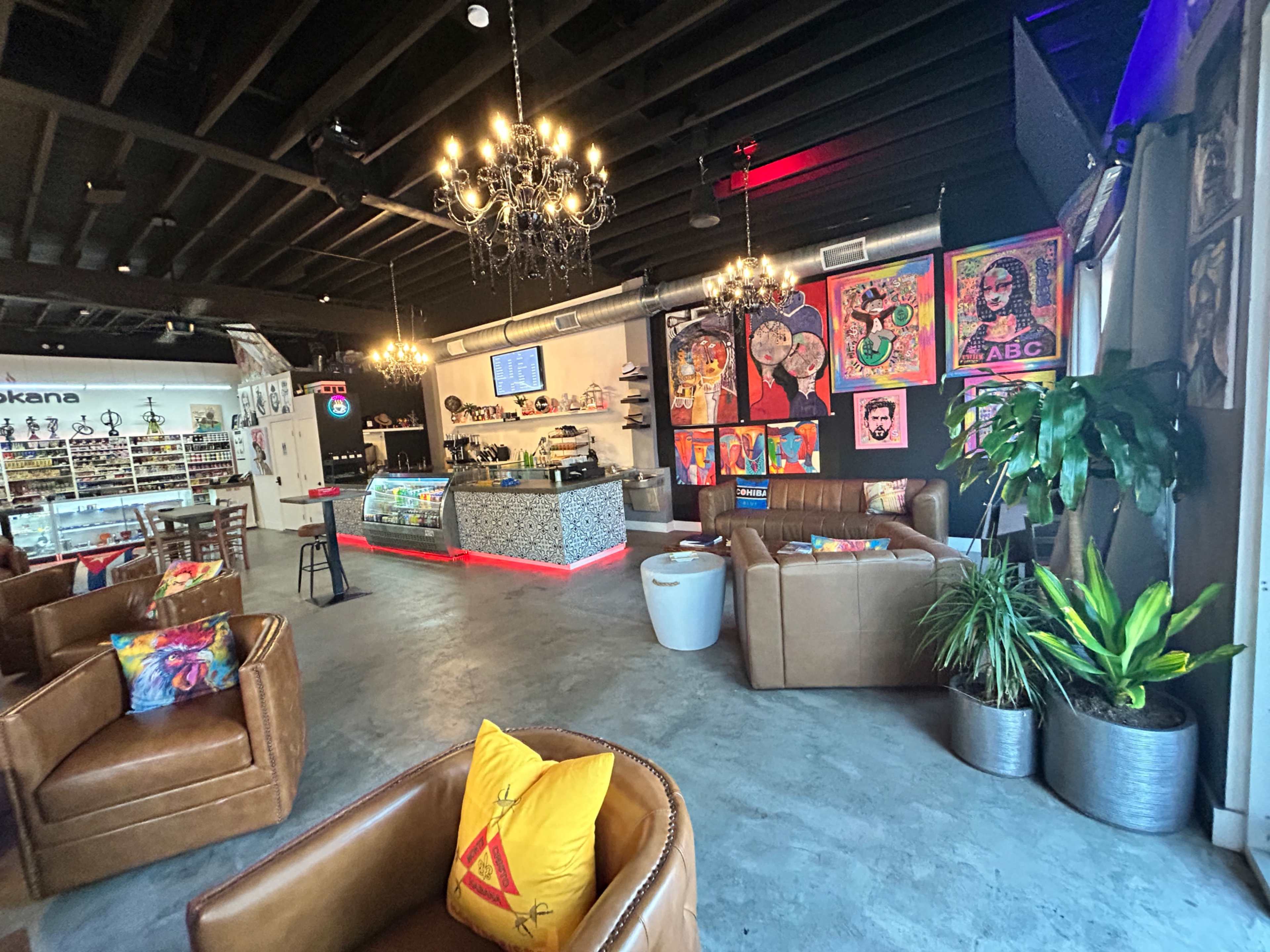 Funky Cafe + Tobacco Shop Image in Little Havana, Miami, FL