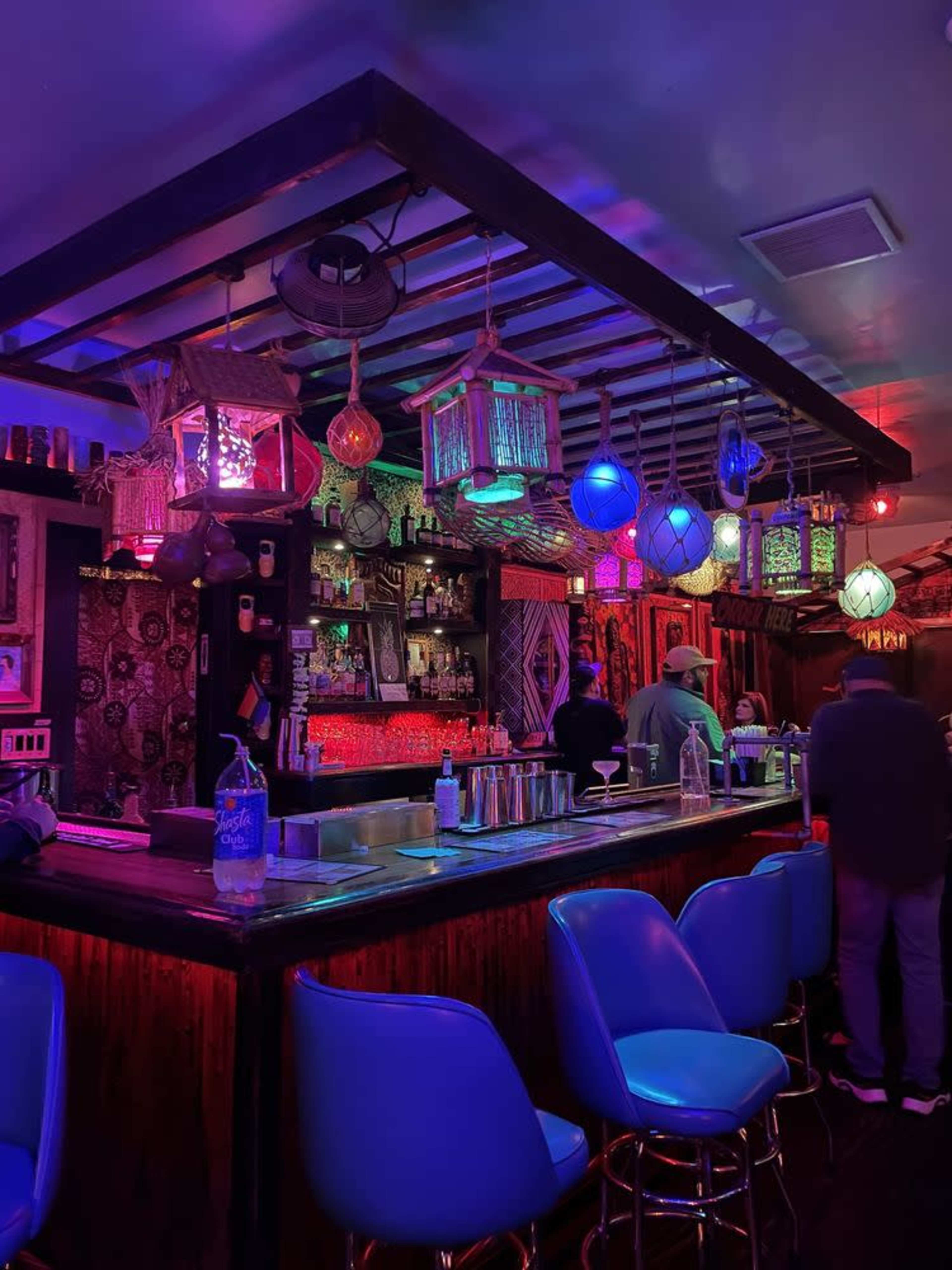 90 minutes from LA, mid century modern Tiki bar upstairs, Nautical Rustic Downstairs. Image in Downtown, Bakersfield, CA