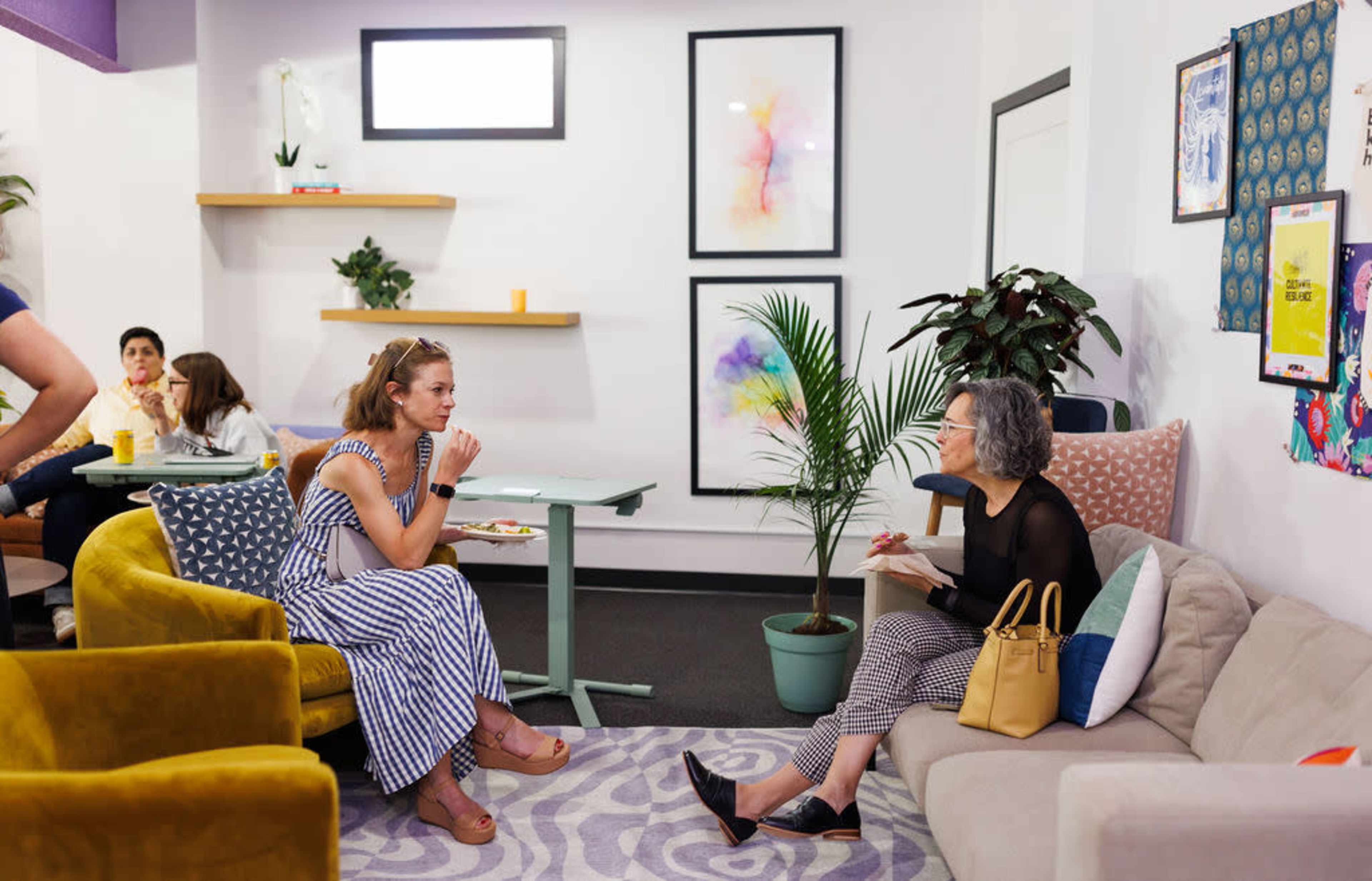 A bustling hub where entrepreneurs and creatives converge. Image in Lenox, St. Louis Park, MN