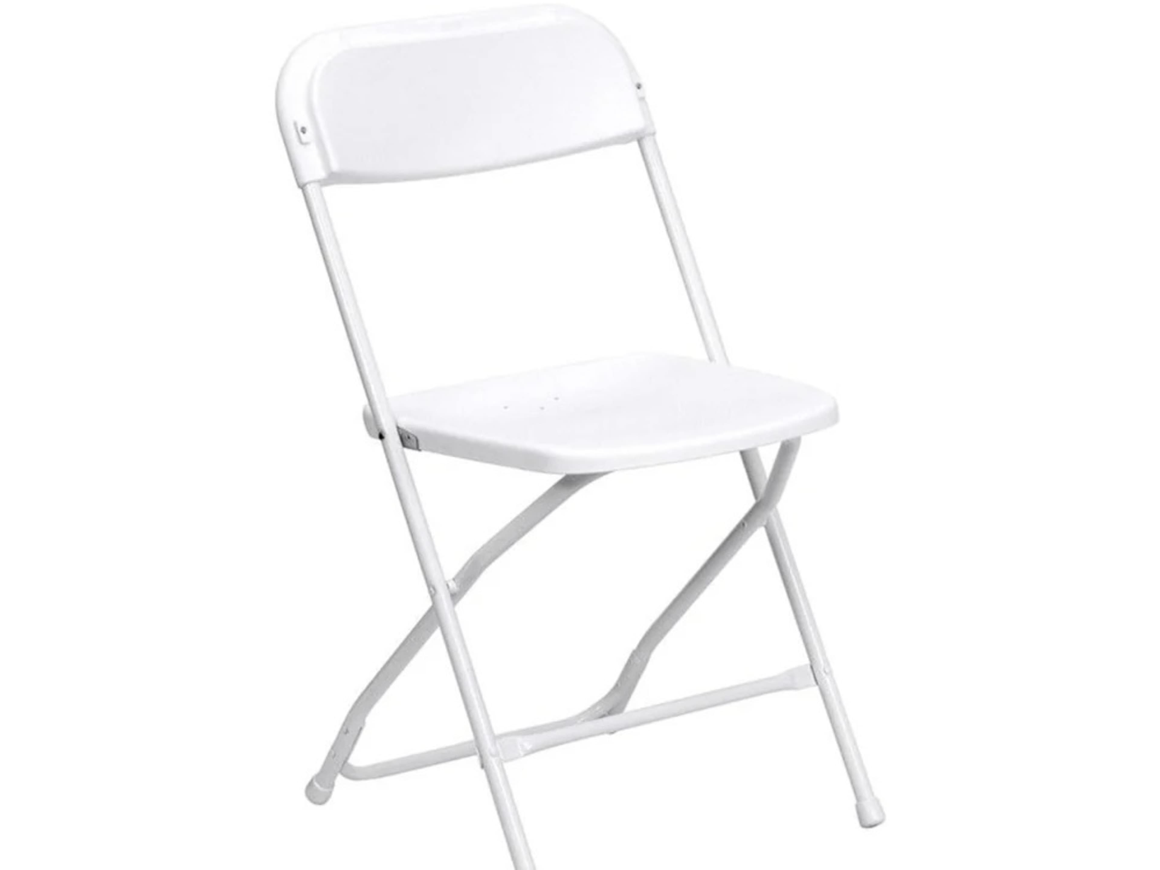 Basic White Folding Chair Rental