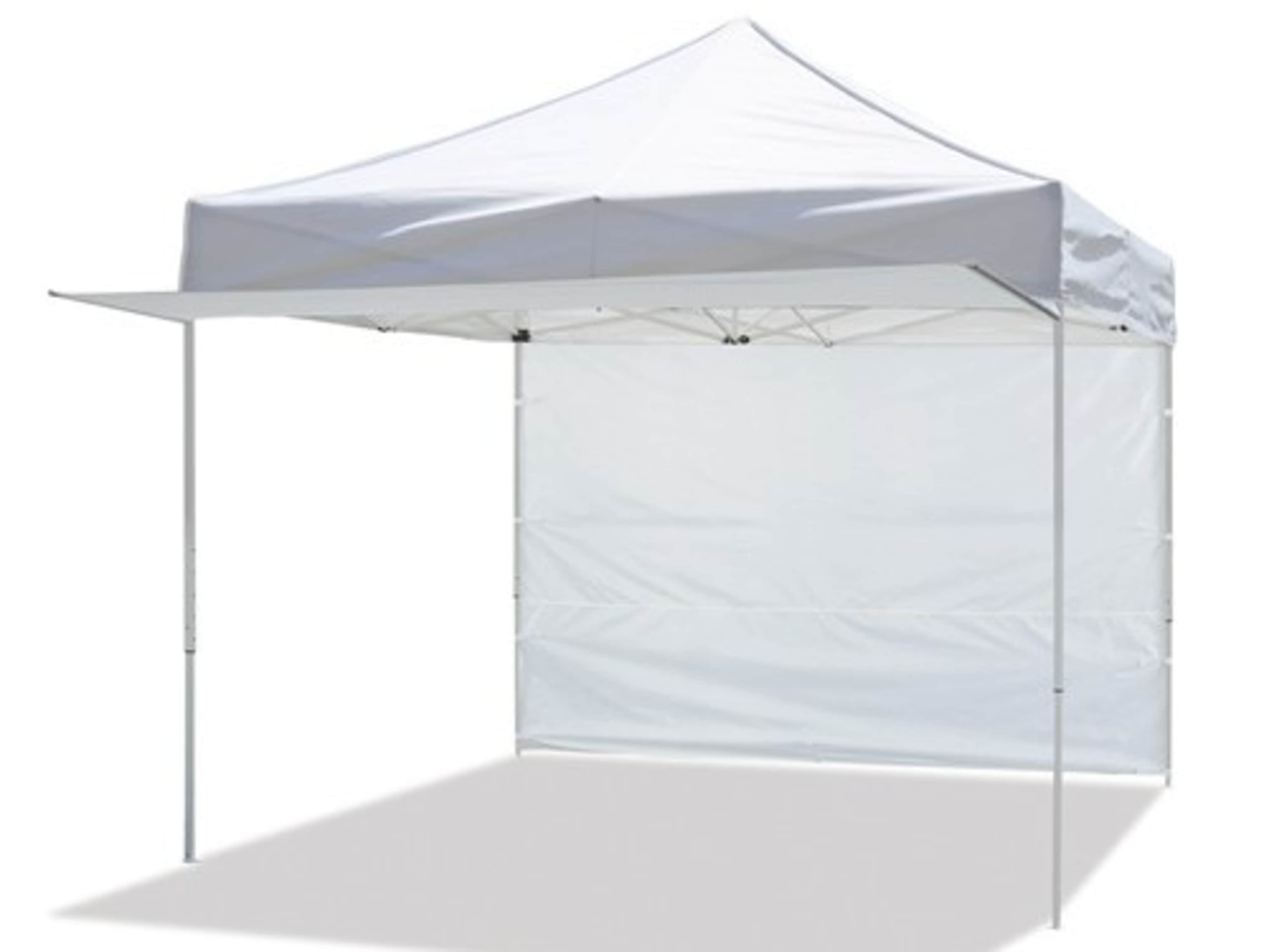 10-ft x 10-ft Rectangle White Pop-up Canopy