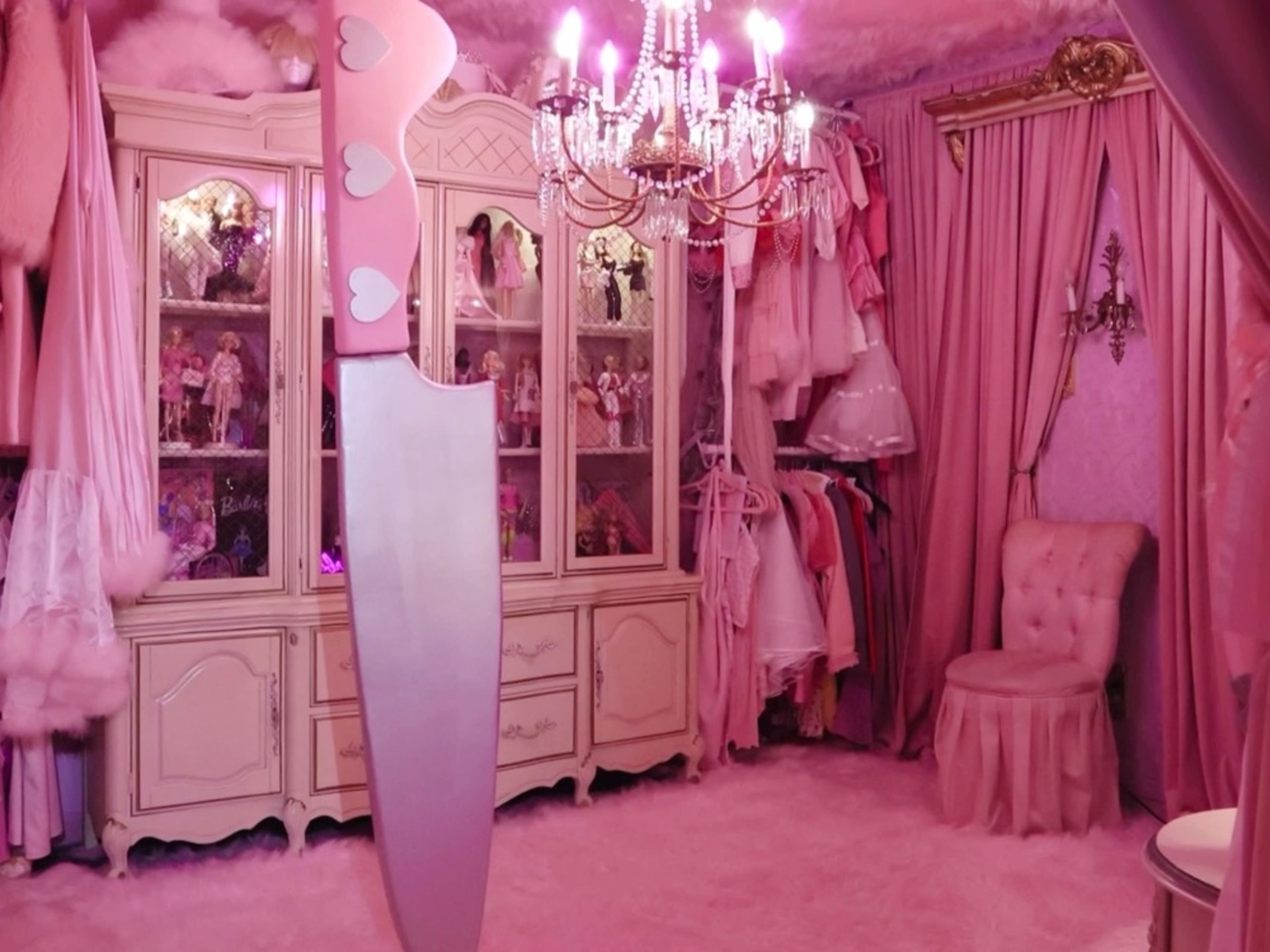 Oversized Pink Knife