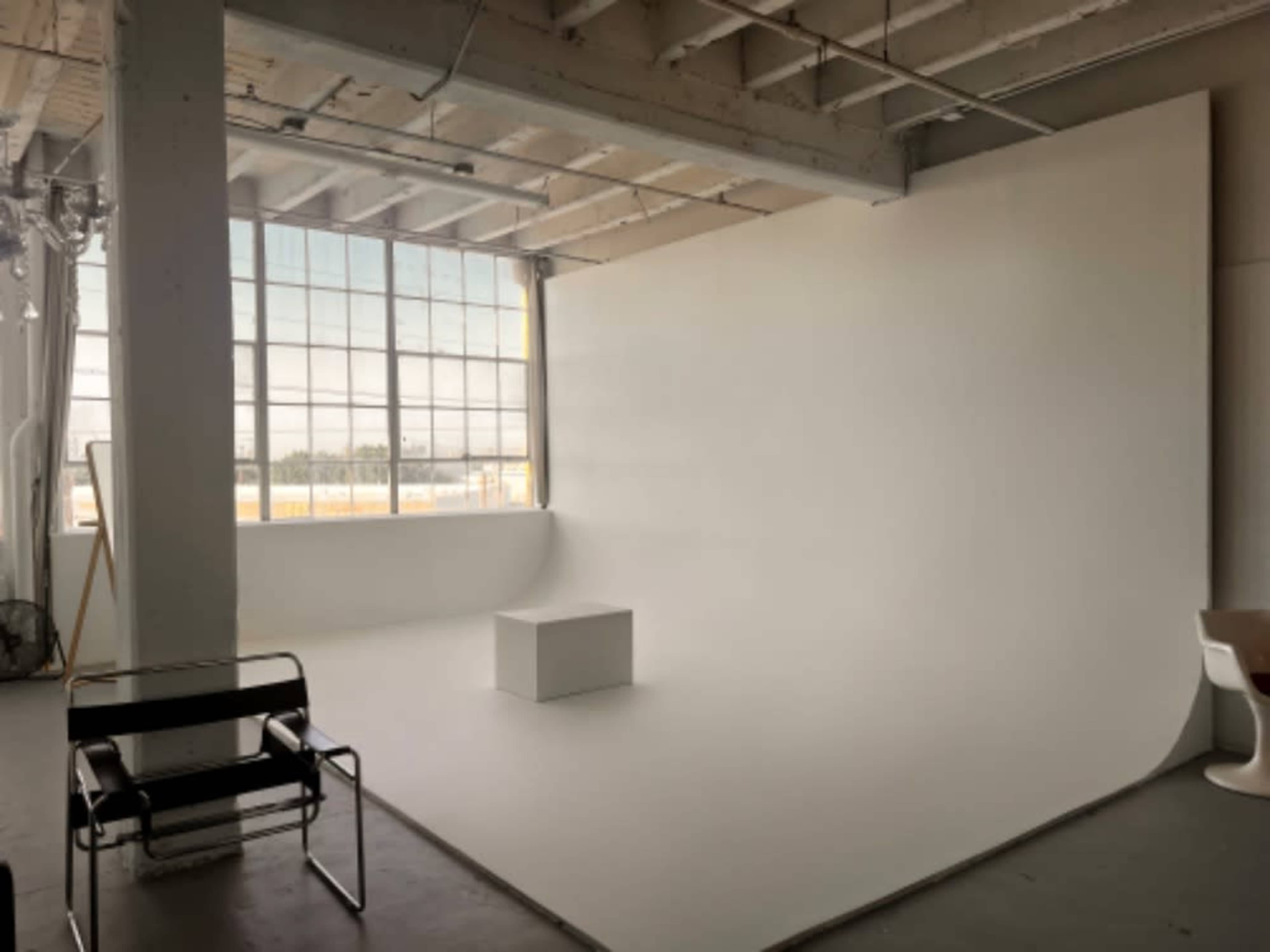 Fresh painted cyc wall