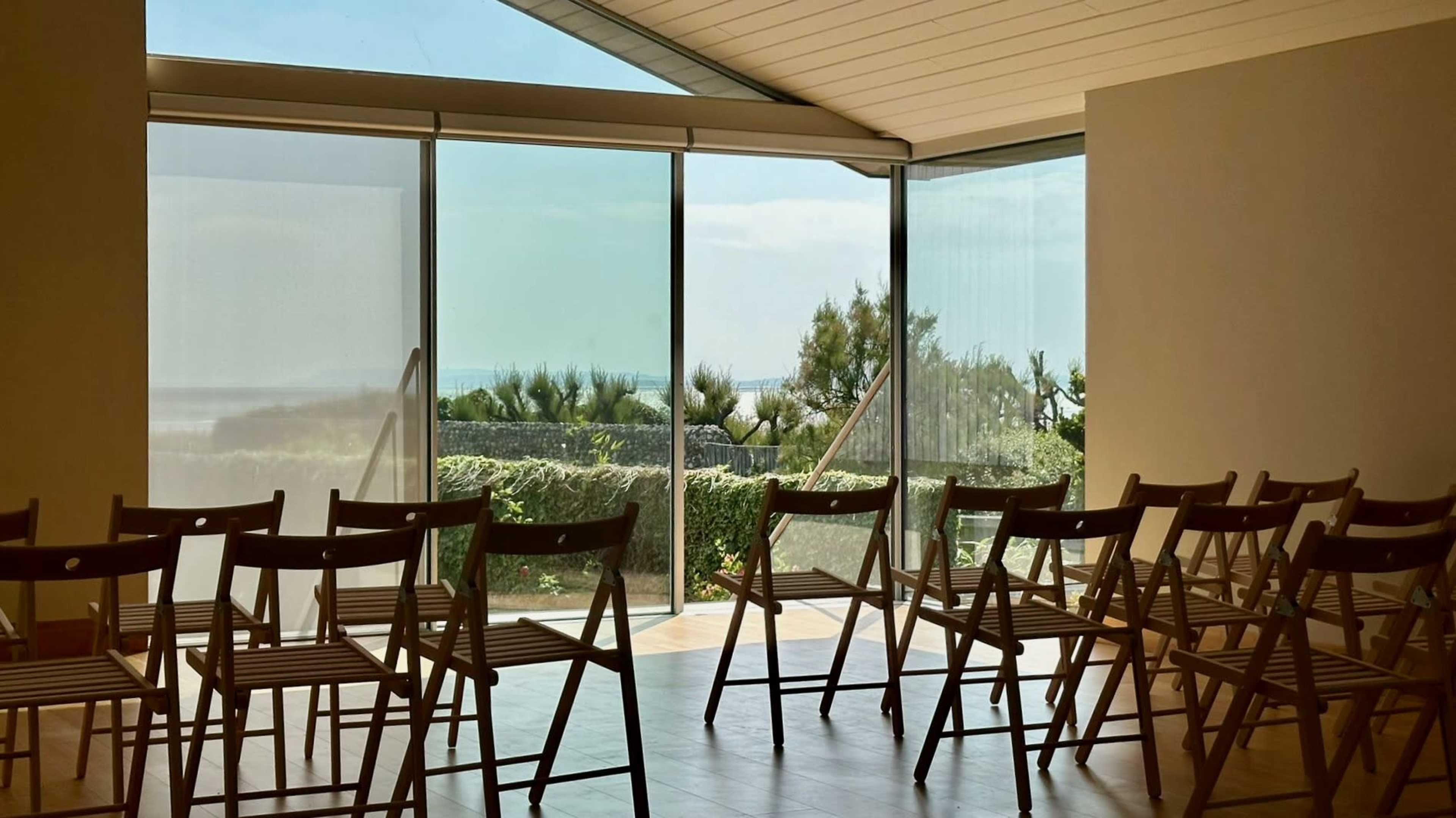 1950s Modernist Beach House with yoga studio overlooking the sea in West Wittering Image in West Wittering, West Wittering, ENG