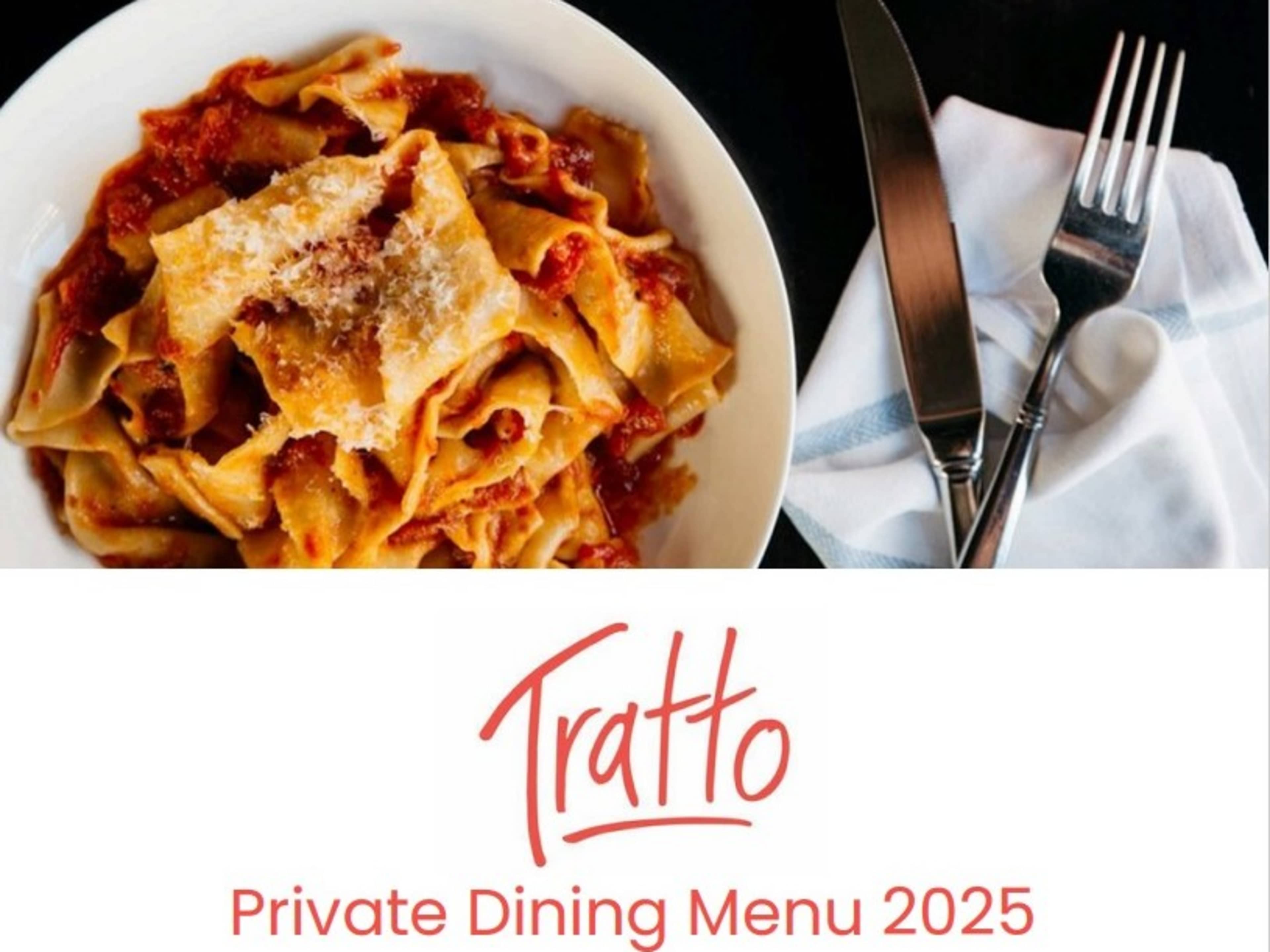 Family Style Menu
