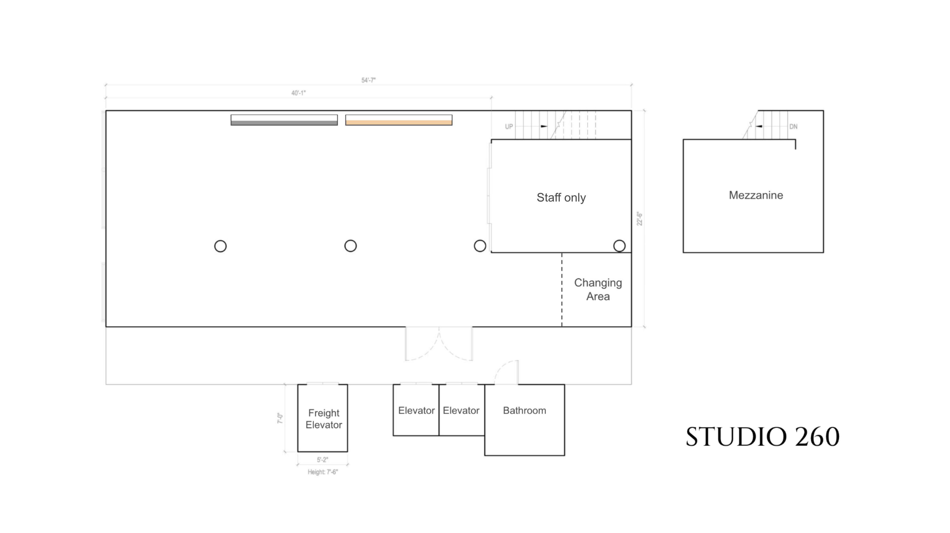 Midtown Manhattan Unique Loft Studio with Roman Columns, Gallery Vibe & Flexible Layout Image in Midtown Manhattan, New York, NY