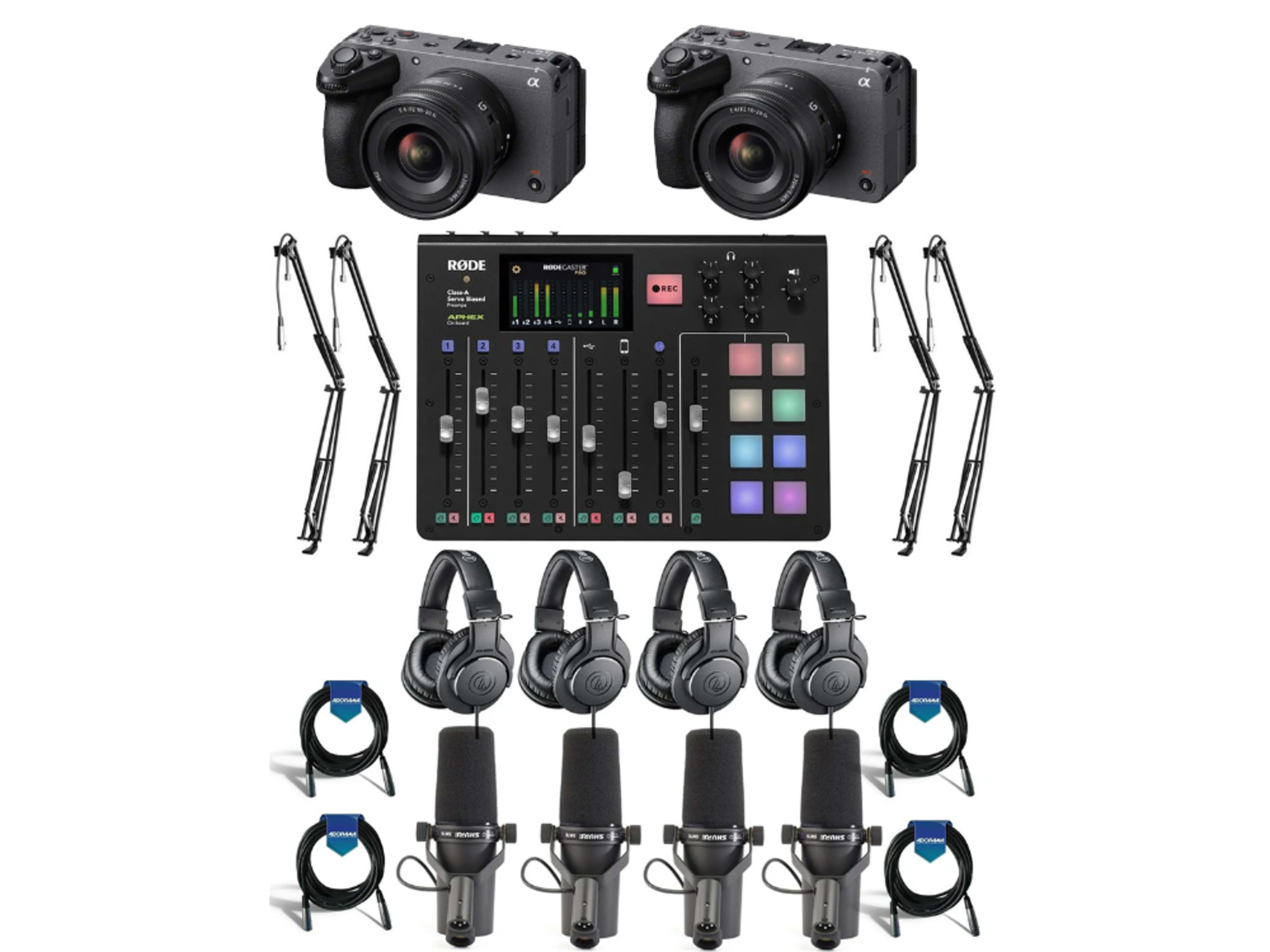  2 Camera Angles + Audio Recording + Producer