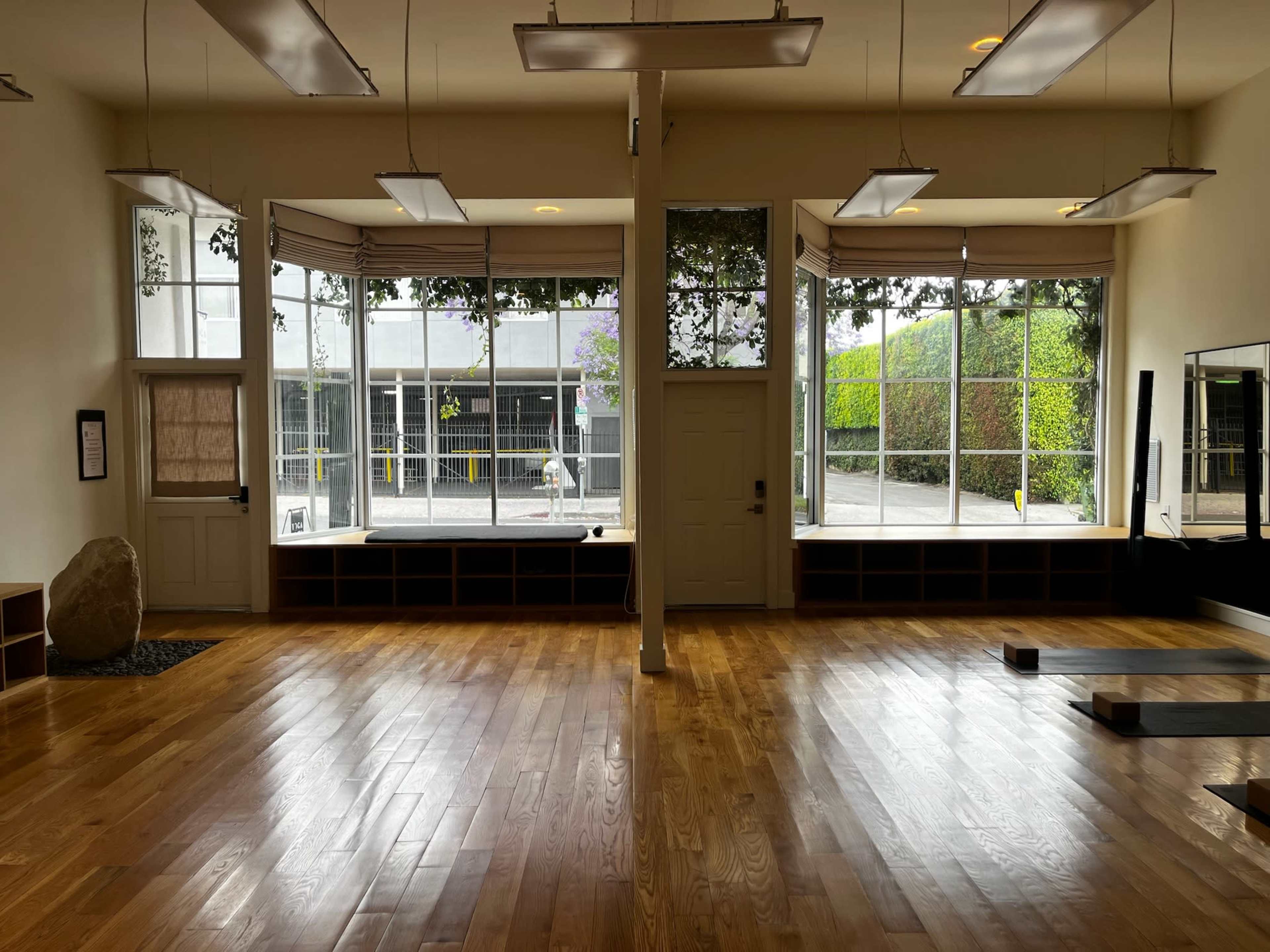 Quaint neighborhood yoga studio beautifully designed with magnificent light and energy in the heart of LA. Image in Beverly Grove, Los Angeles, CA