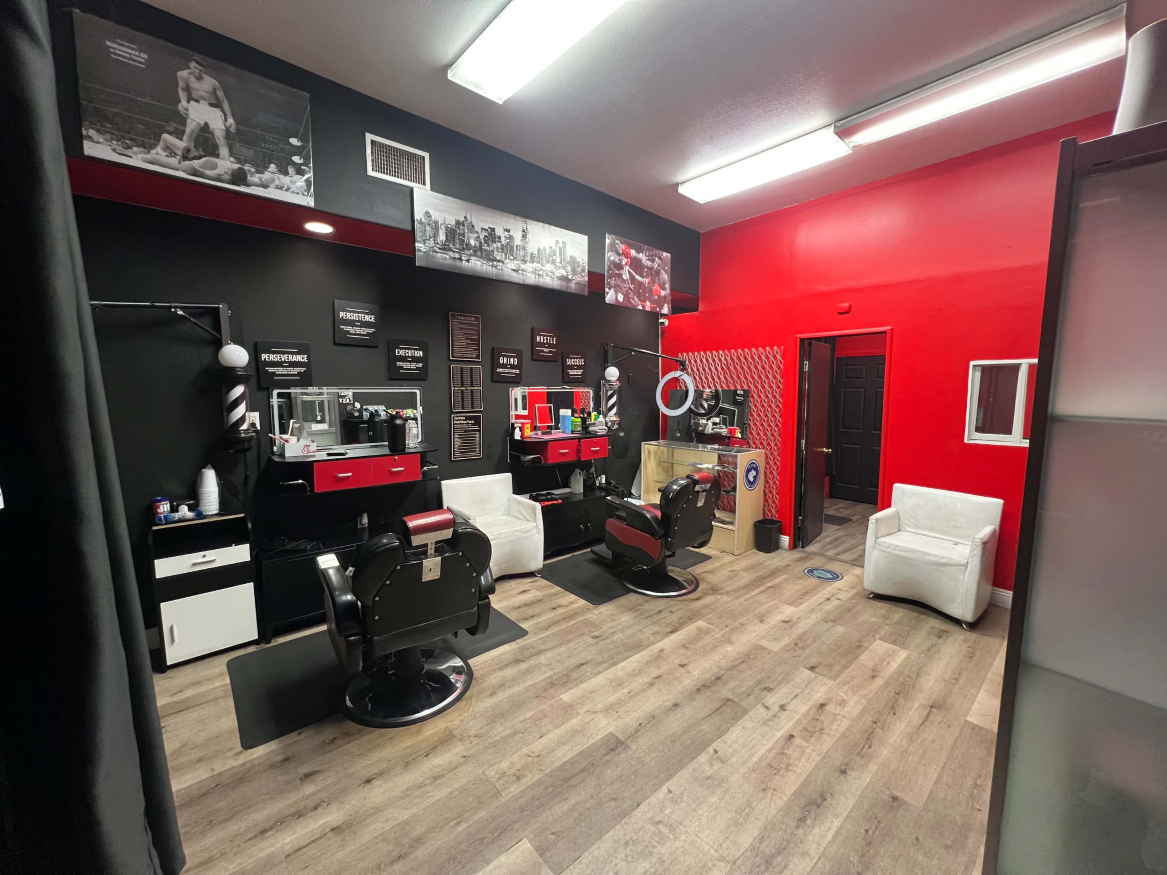 Urban HipHop barbershop space Image in Bellflower, Bellflower, CA