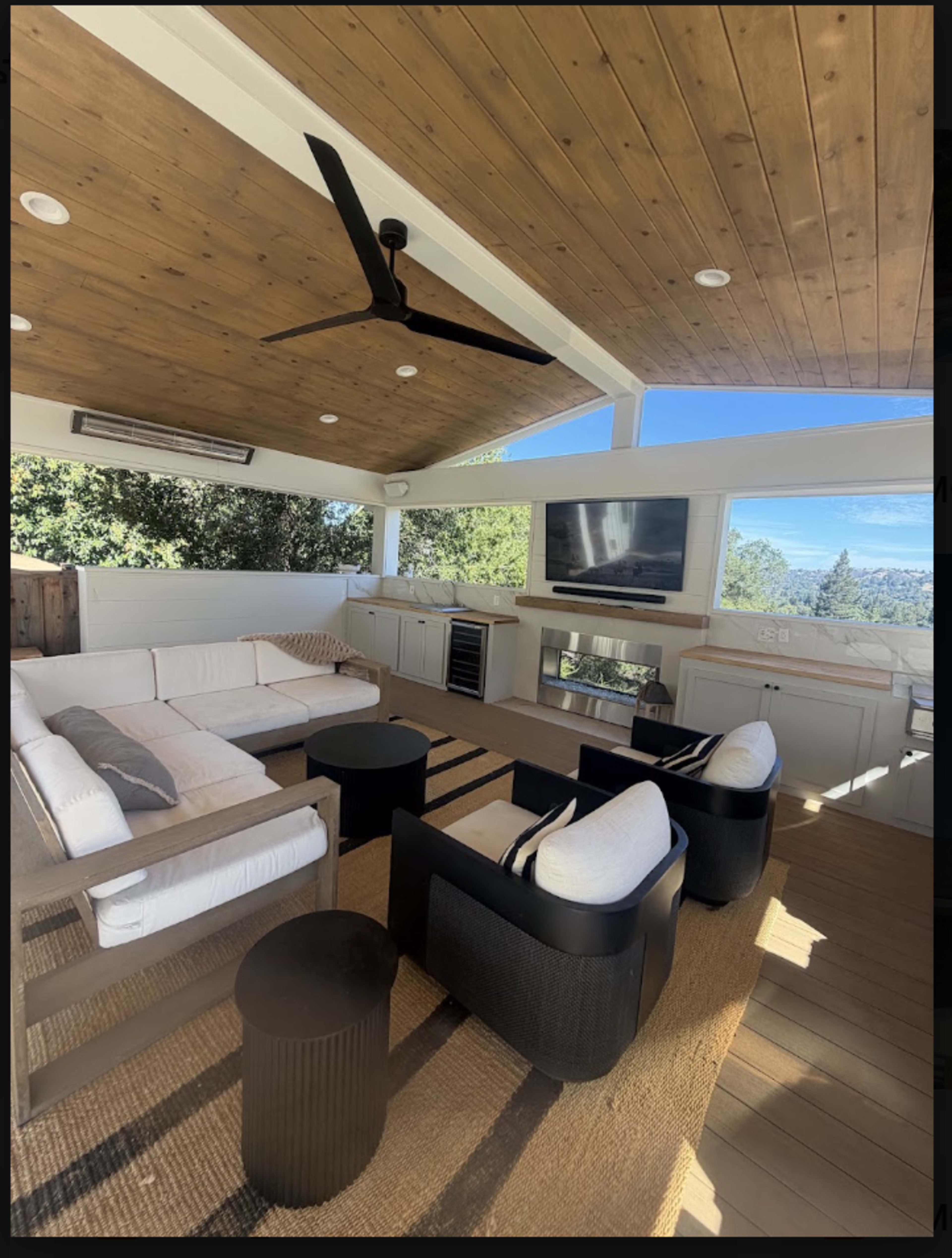 Modern Danville Backyard with Mount Diablo Views, Pool & Pavilion Image in Danville, Danville, CA