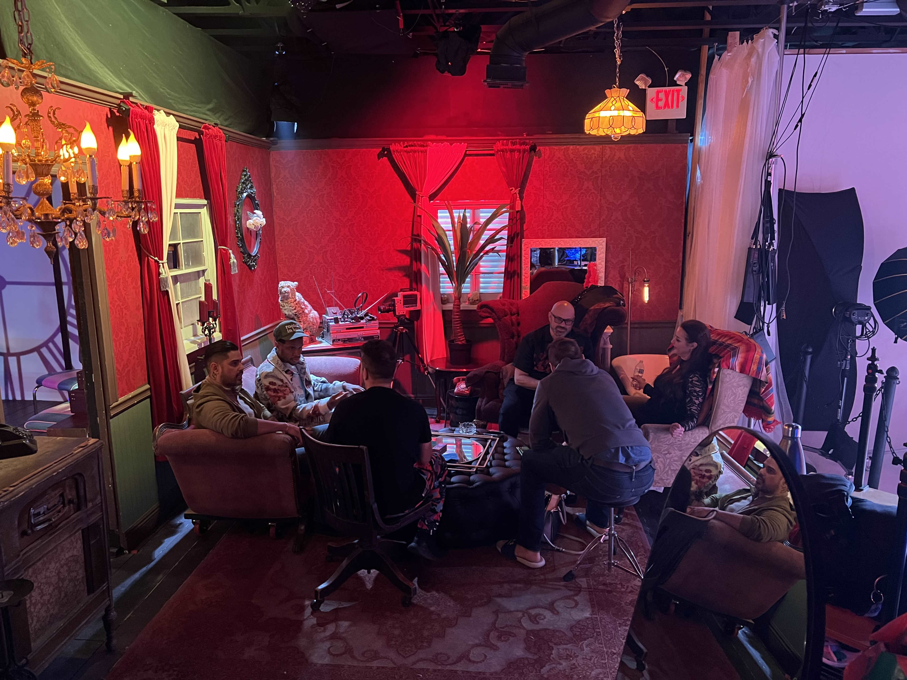 Cyclorama and themed sets. Image in Paradise, Las Vegas, NV