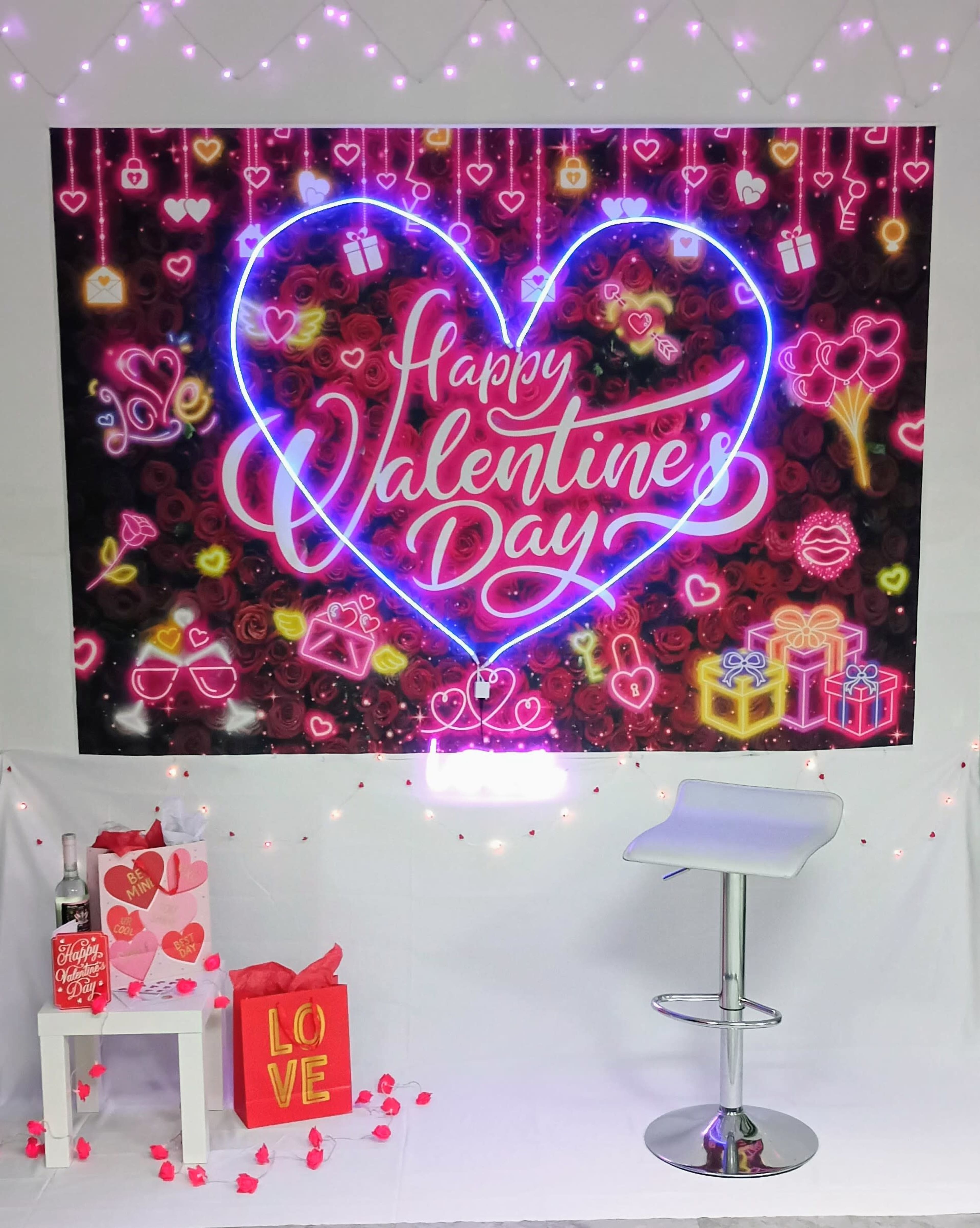 Festive Neon Photo Studio for Photos & Social Media Image in South Fulton, Atlanta, GA