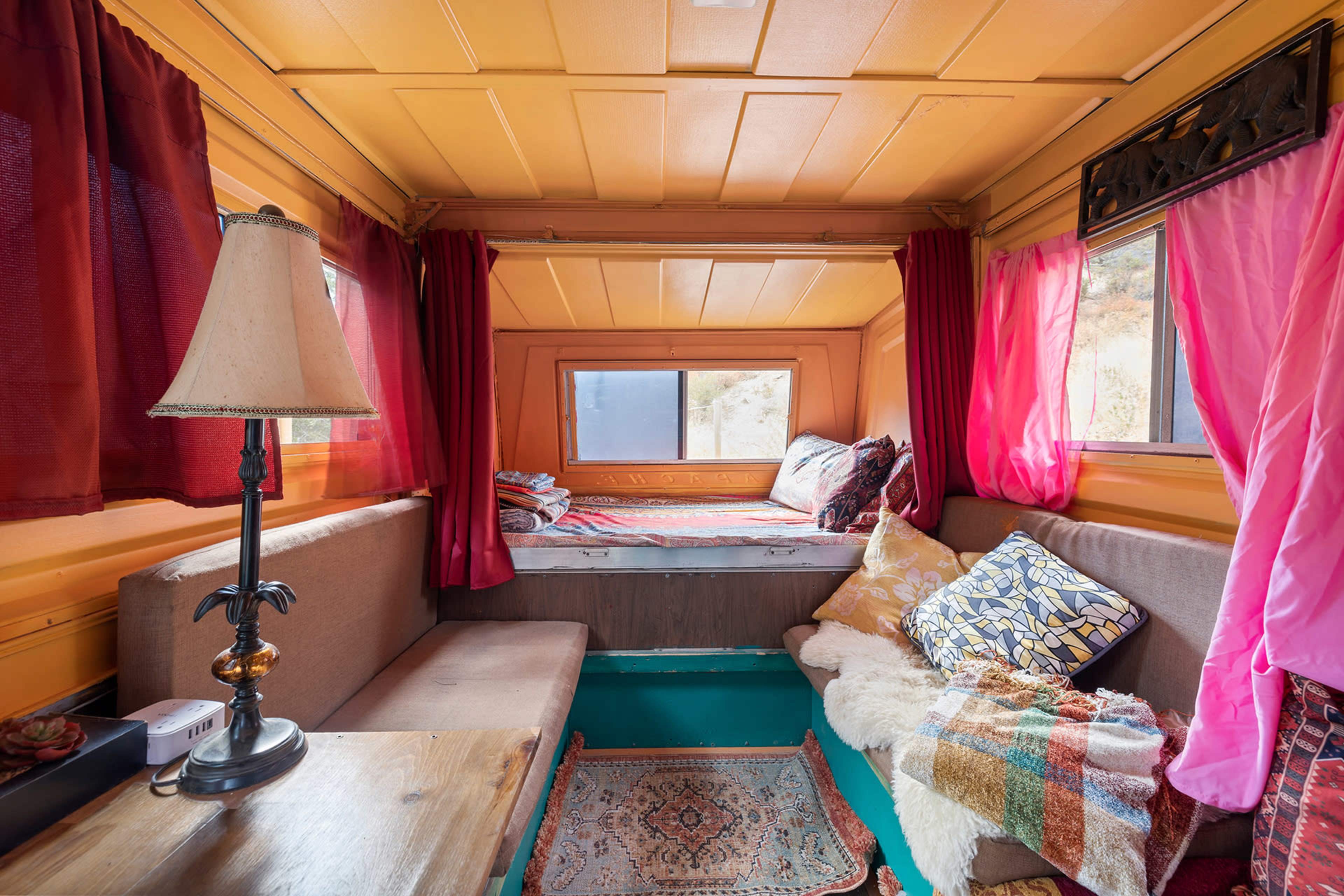 Boho Gypsy Trailer with Good Vibes & Great Views Image in Leona Valley, Leona Valley, CA