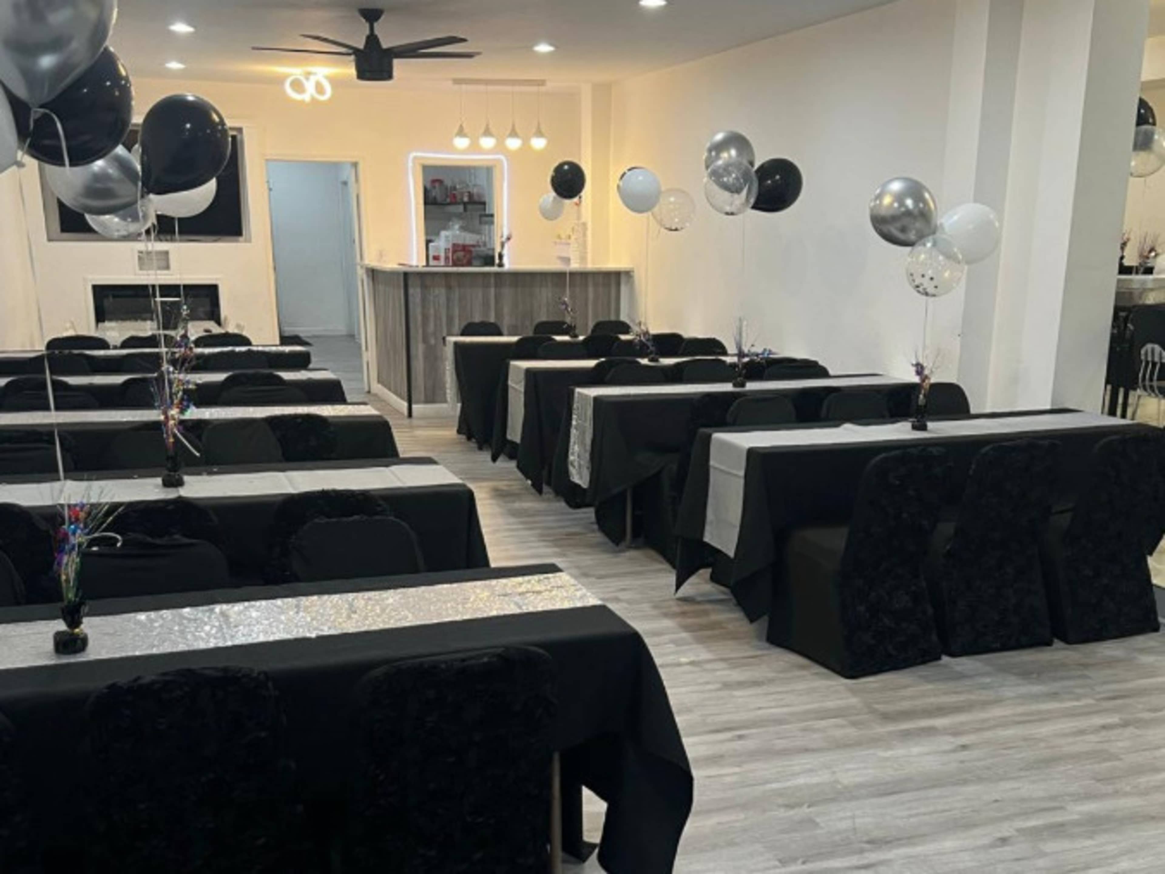 Table Covers and Chair Covers Black