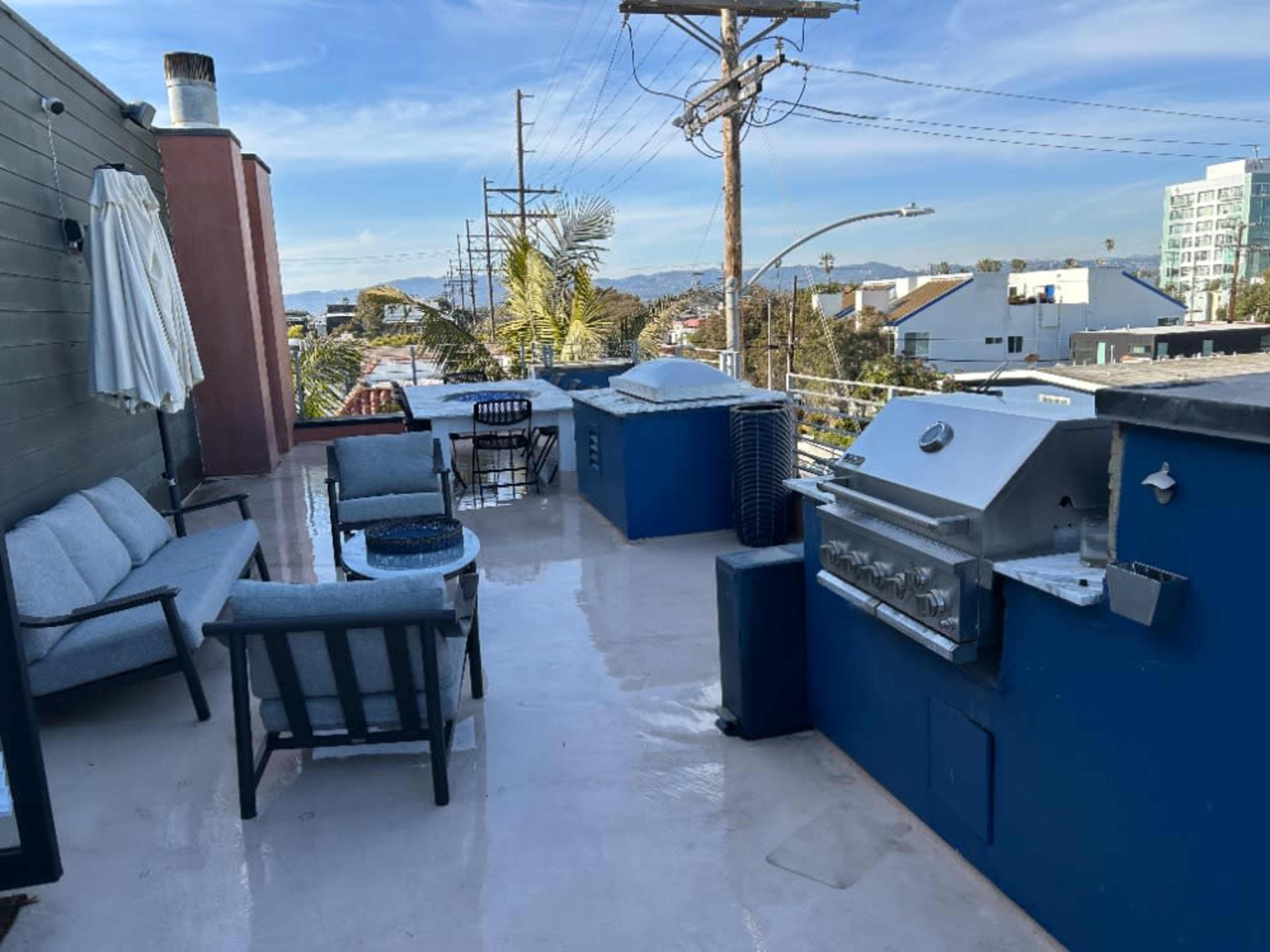 Rooftop patio