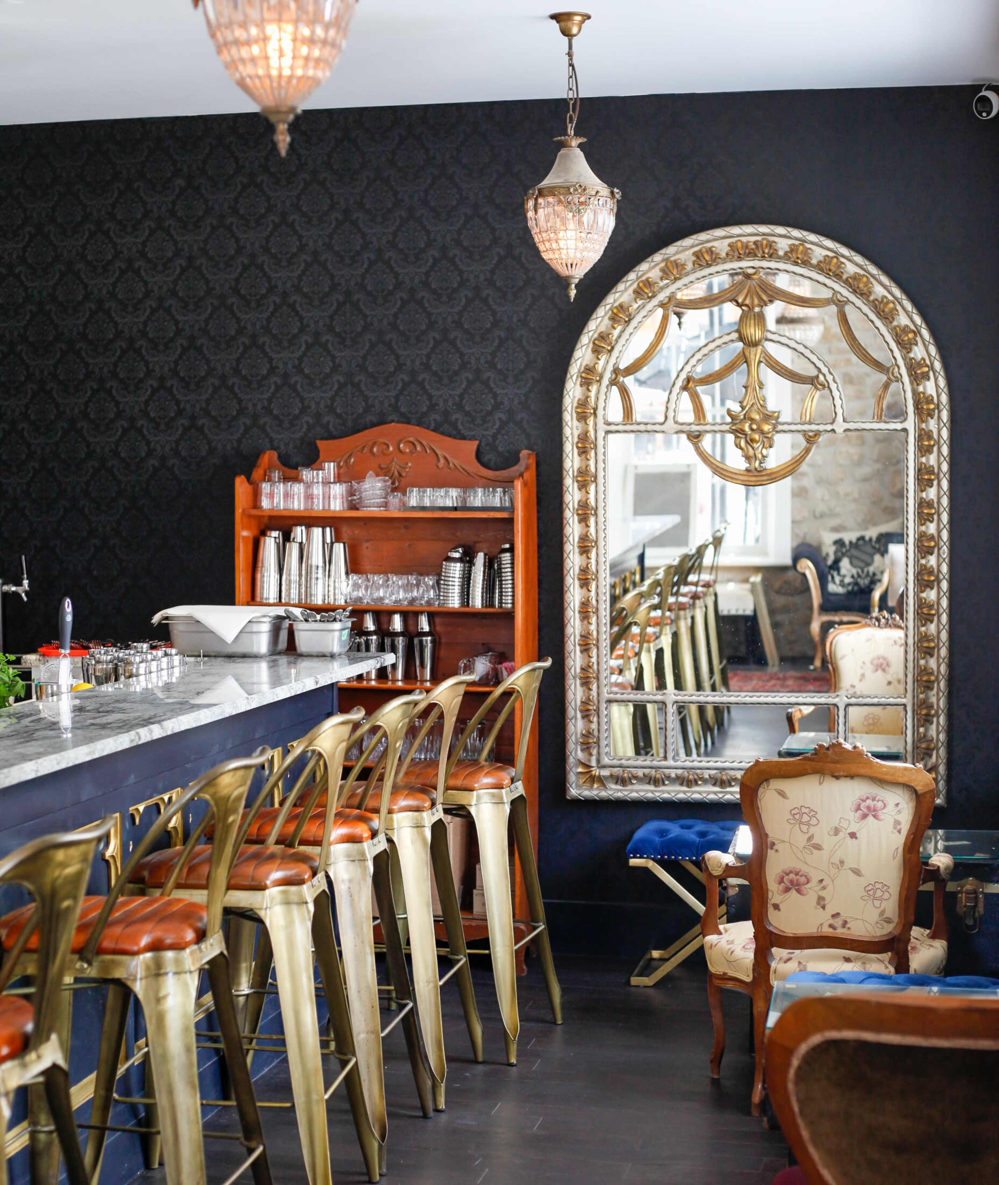 Elora Distillery 1920's Art Deco Cocktail Lounge, Private Bar, Private Patio Image in Centre Wellington, Elora, ON
