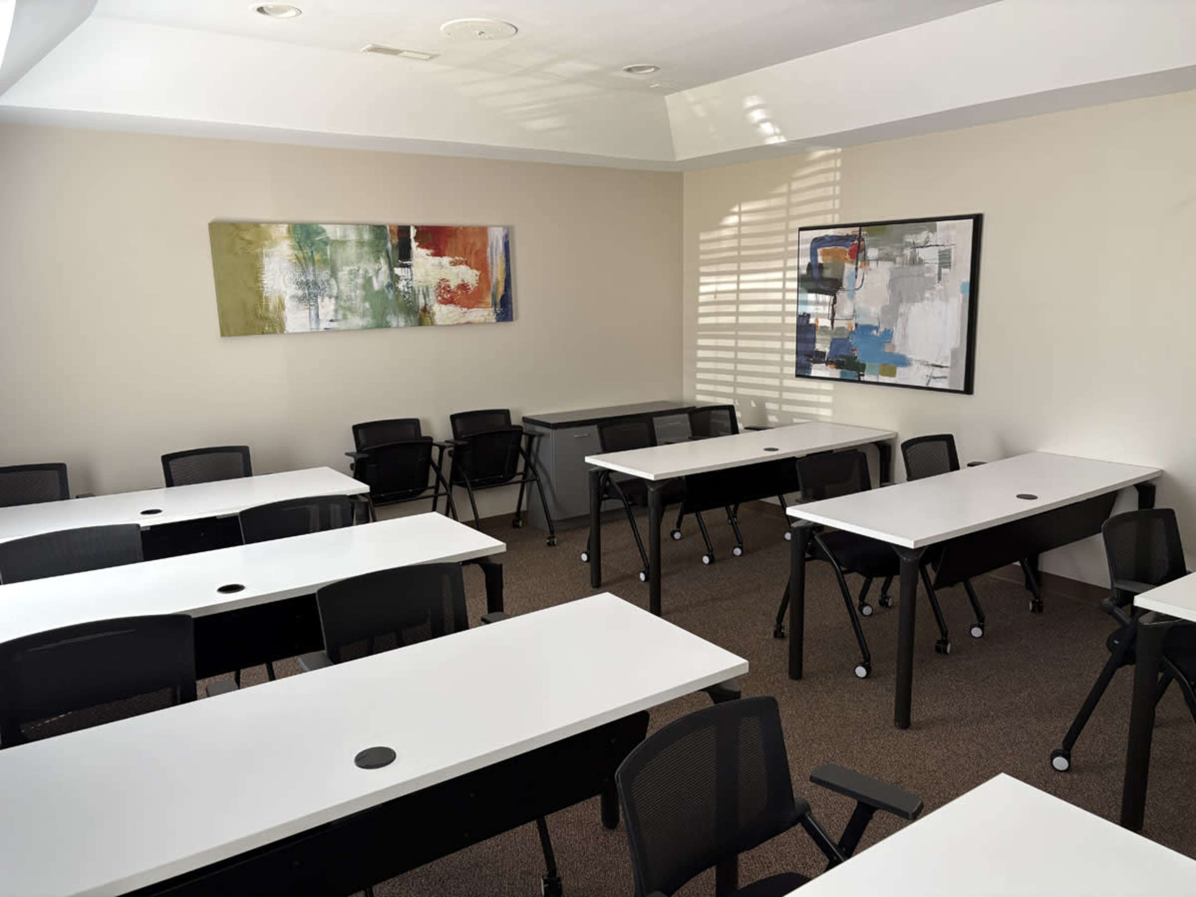 Classroom-style conference room in St. Peters, MO. Image in O'Fallon Township, St. Peters, MO