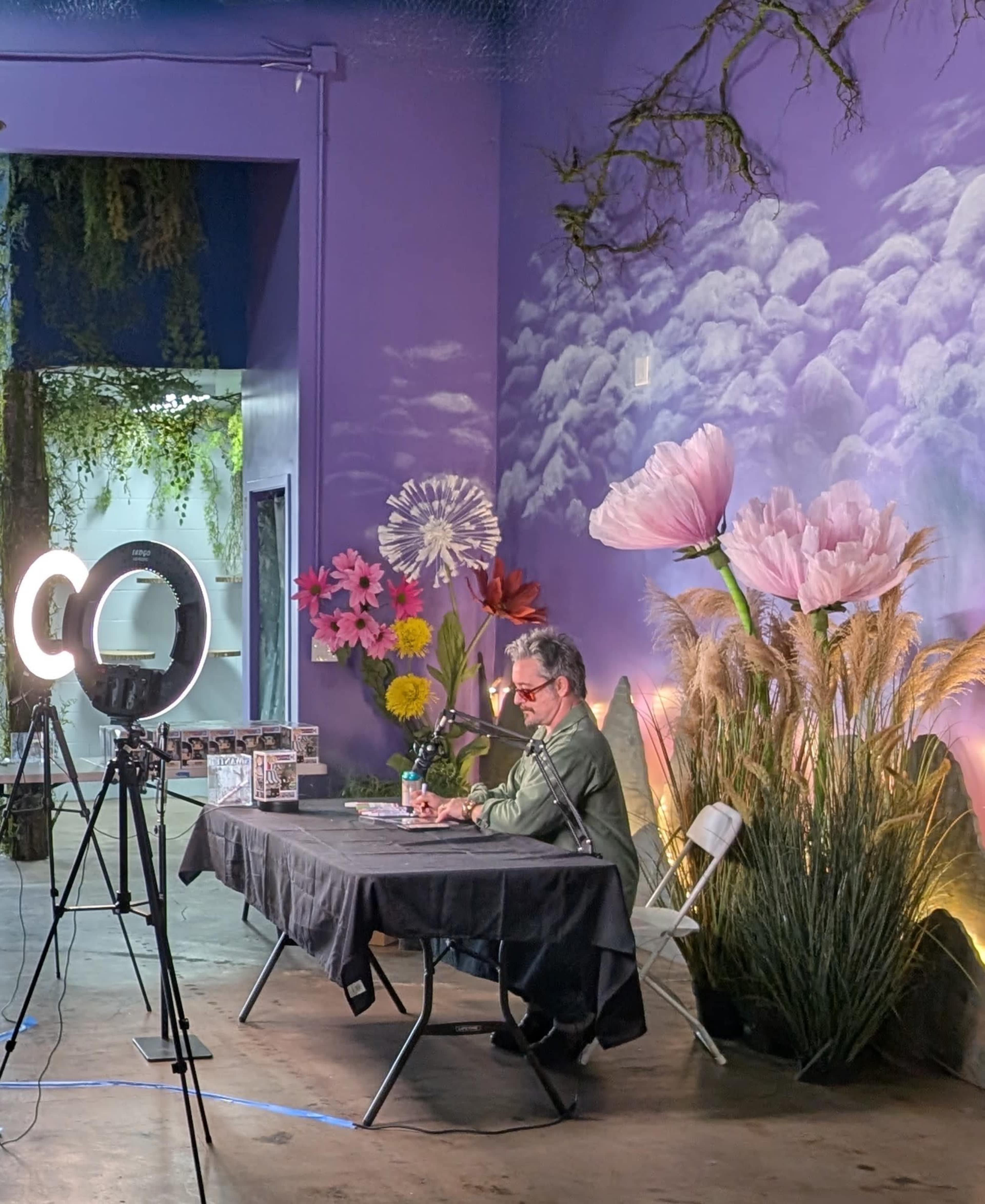 Starry Night Garden Image in Alhambra, Alhambra, CA