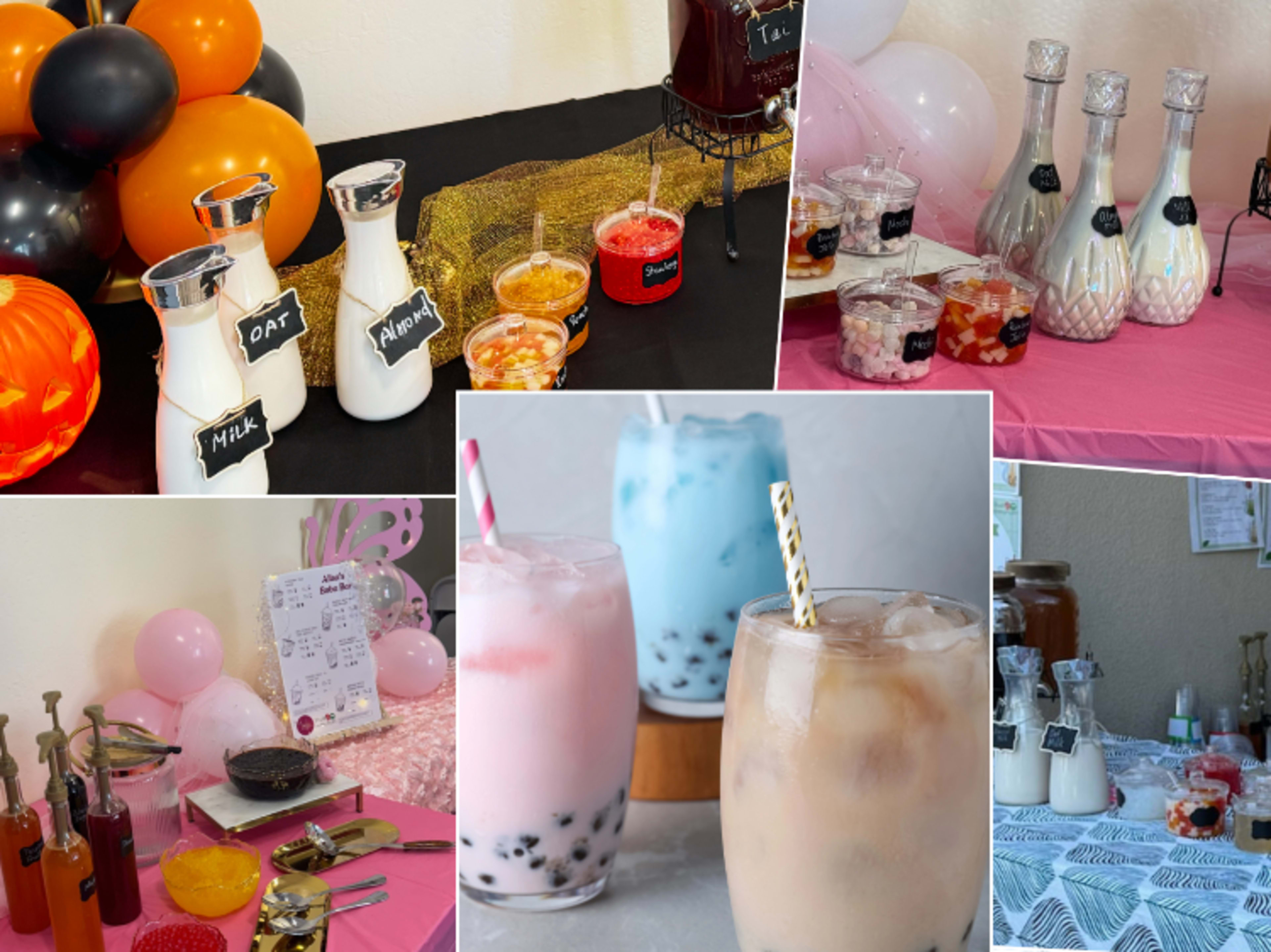 Boba Bar for kids or adult for 12 ppl.