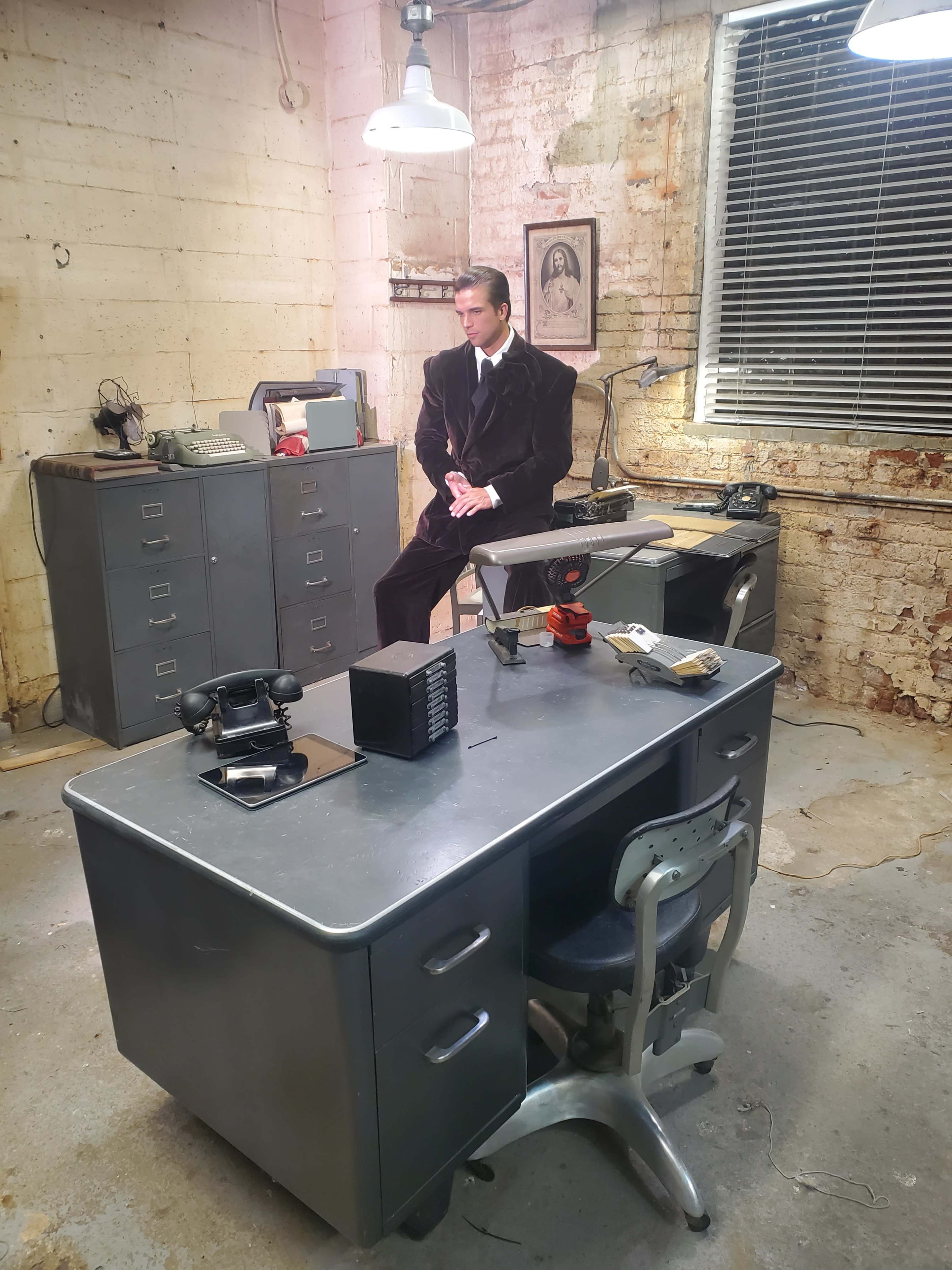 Authentic Vintage Detective’s Office Set Image in Williamsburg, Brooklyn, NY