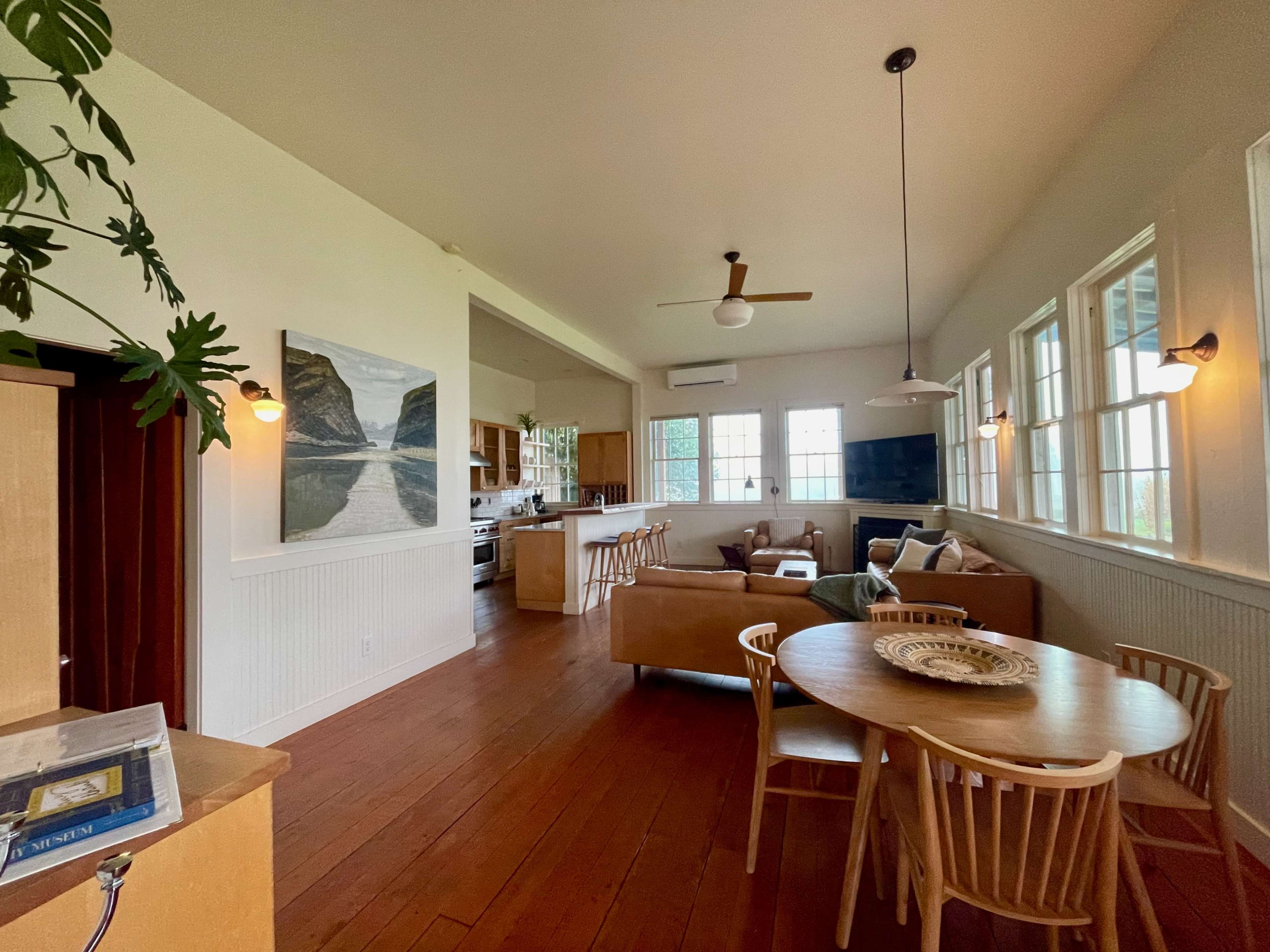 Bow-Edison Schoolhouse Loft with Private Waterfront Garden Image in Edison, Bow, WA