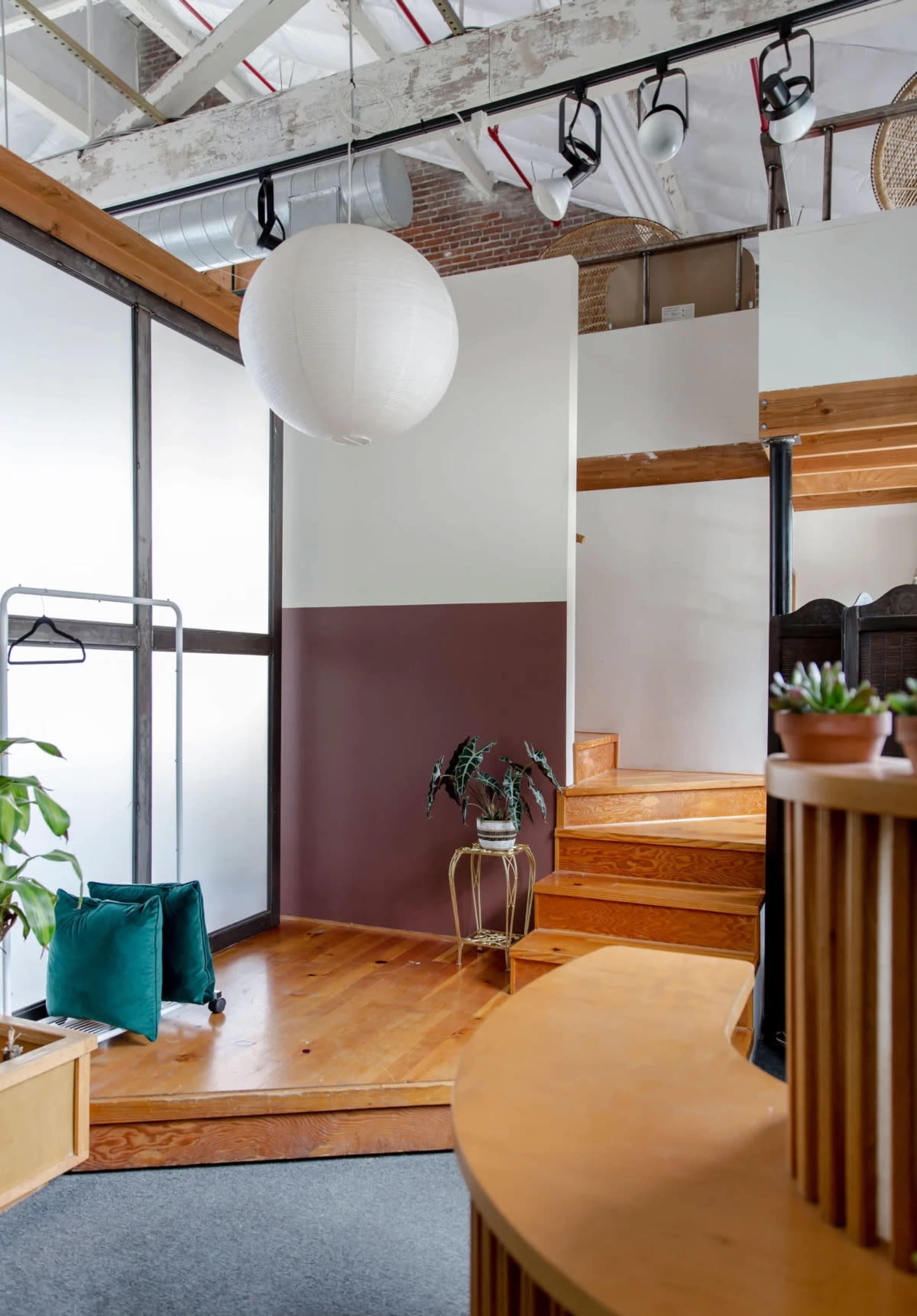 Natural light studio with exposed brick in NE portland perfect for photography, yoga, meetings, and more... Image in Northeast Portland, Portland, OR
