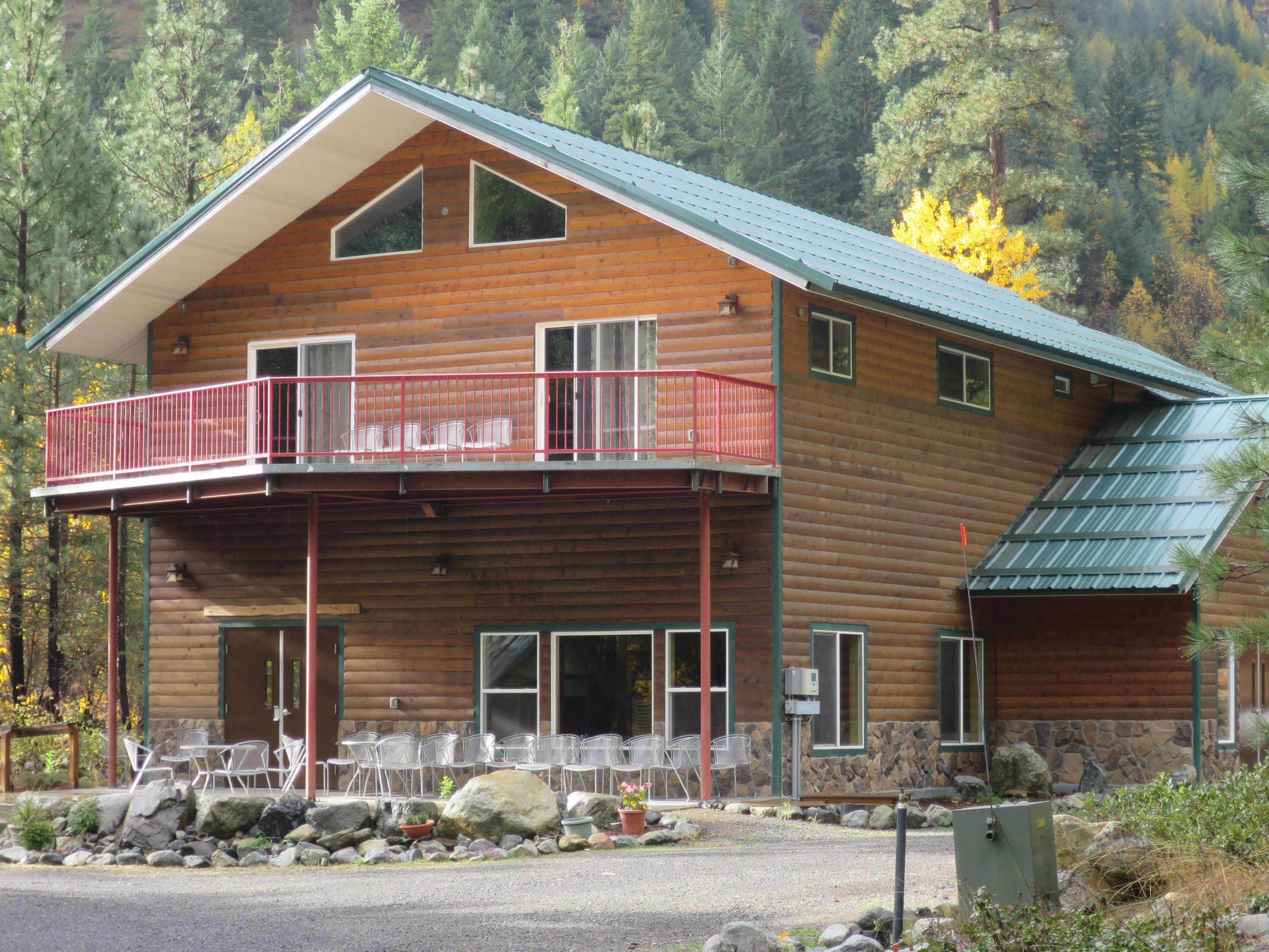 Lodge and grounds in enchanting alpine, creekside setting Image in , Peshastin, WA