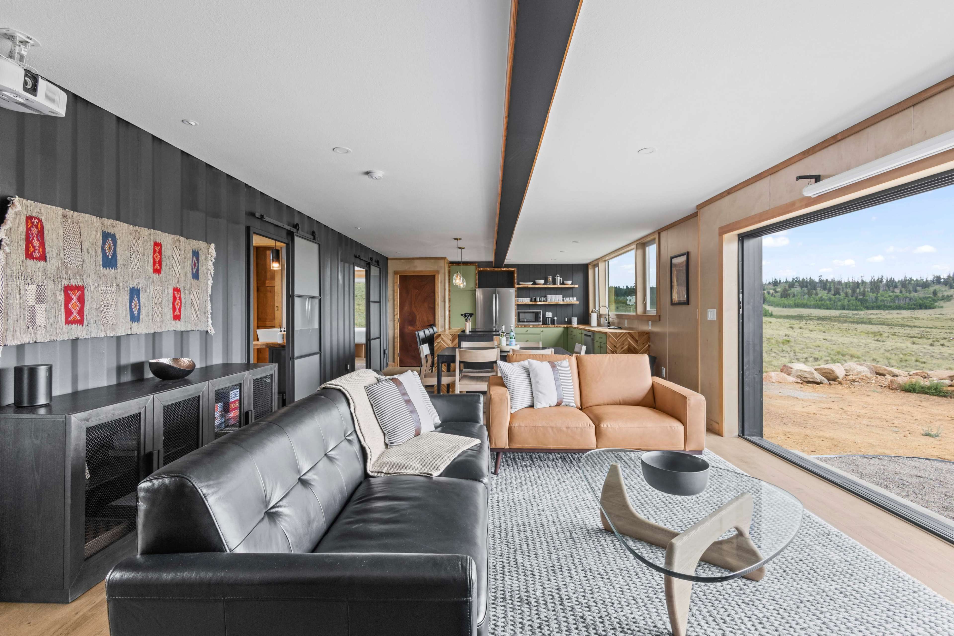 Stylish Shipping Container Home with Stunning Mountain Views Image in , Como, CO