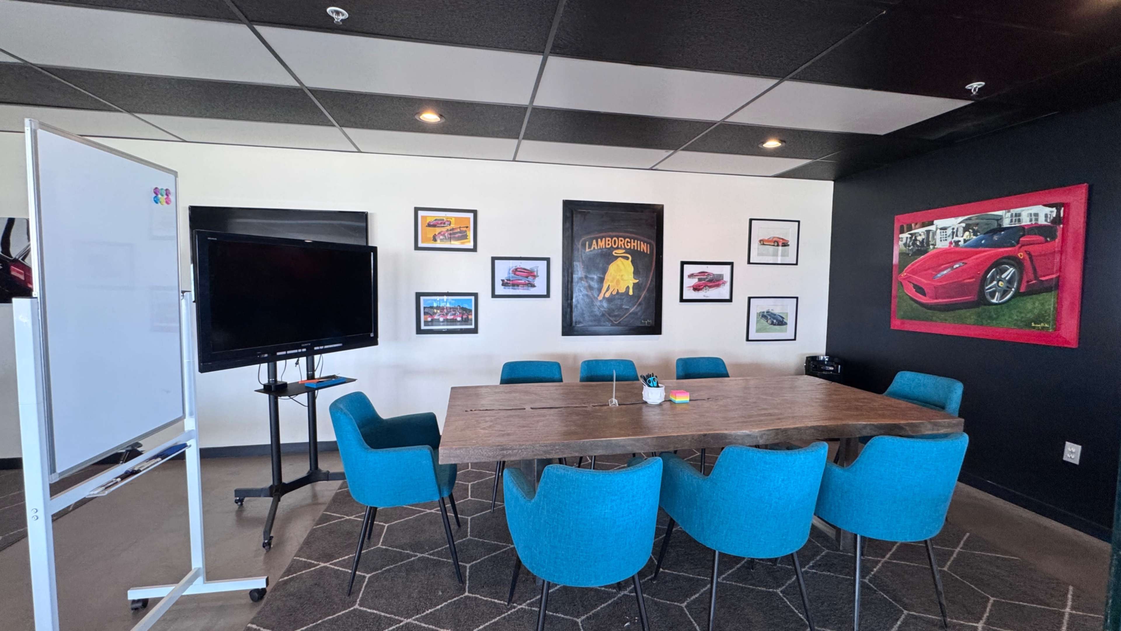 Creative Meeting room office space in a beutiful Auto Gallery Image in Redwood City, Redwood City, CA