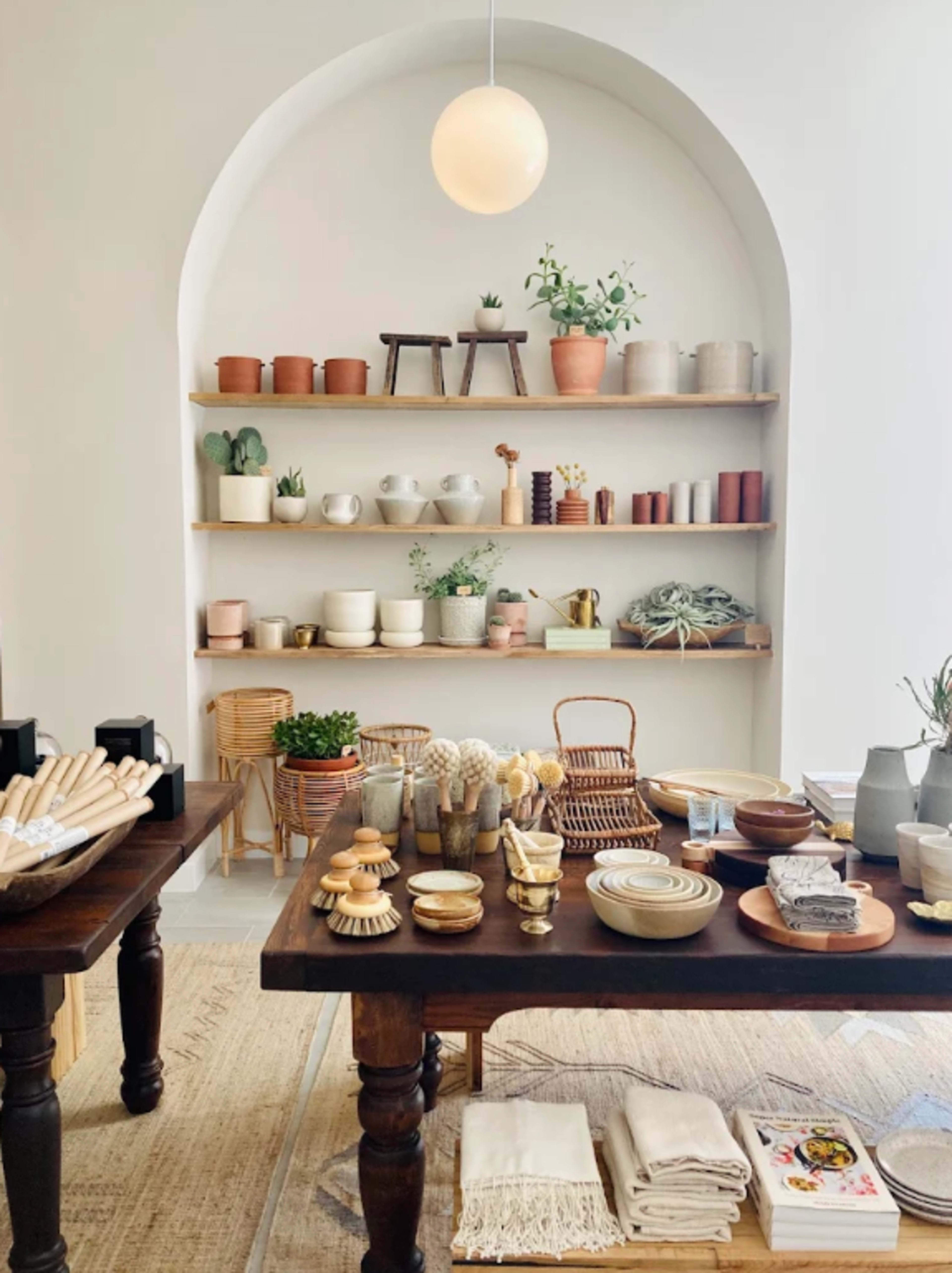 Warm and relaxing retail space with neutral vibes. Image in West Town, Chicago, IL