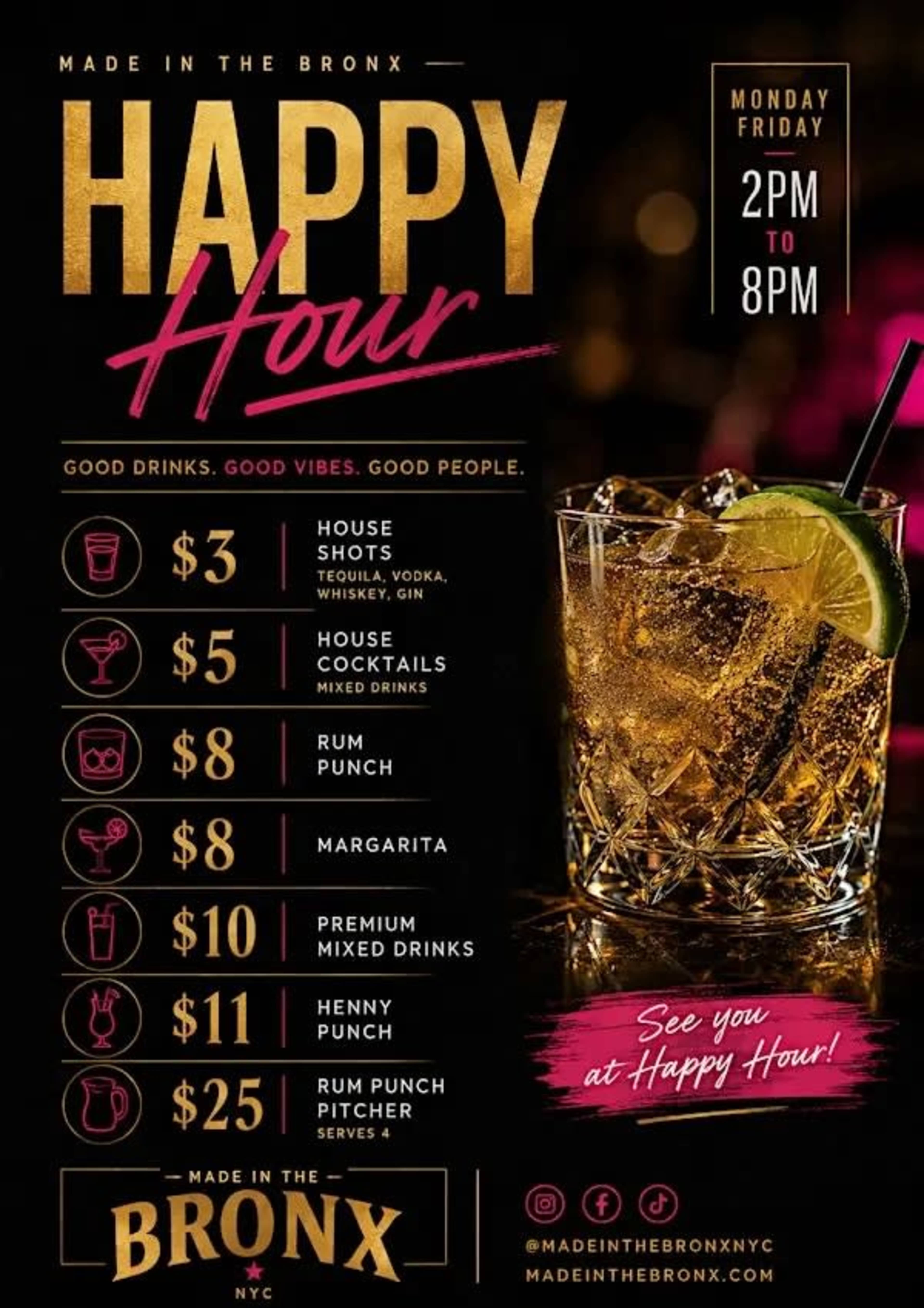 Menu offerings