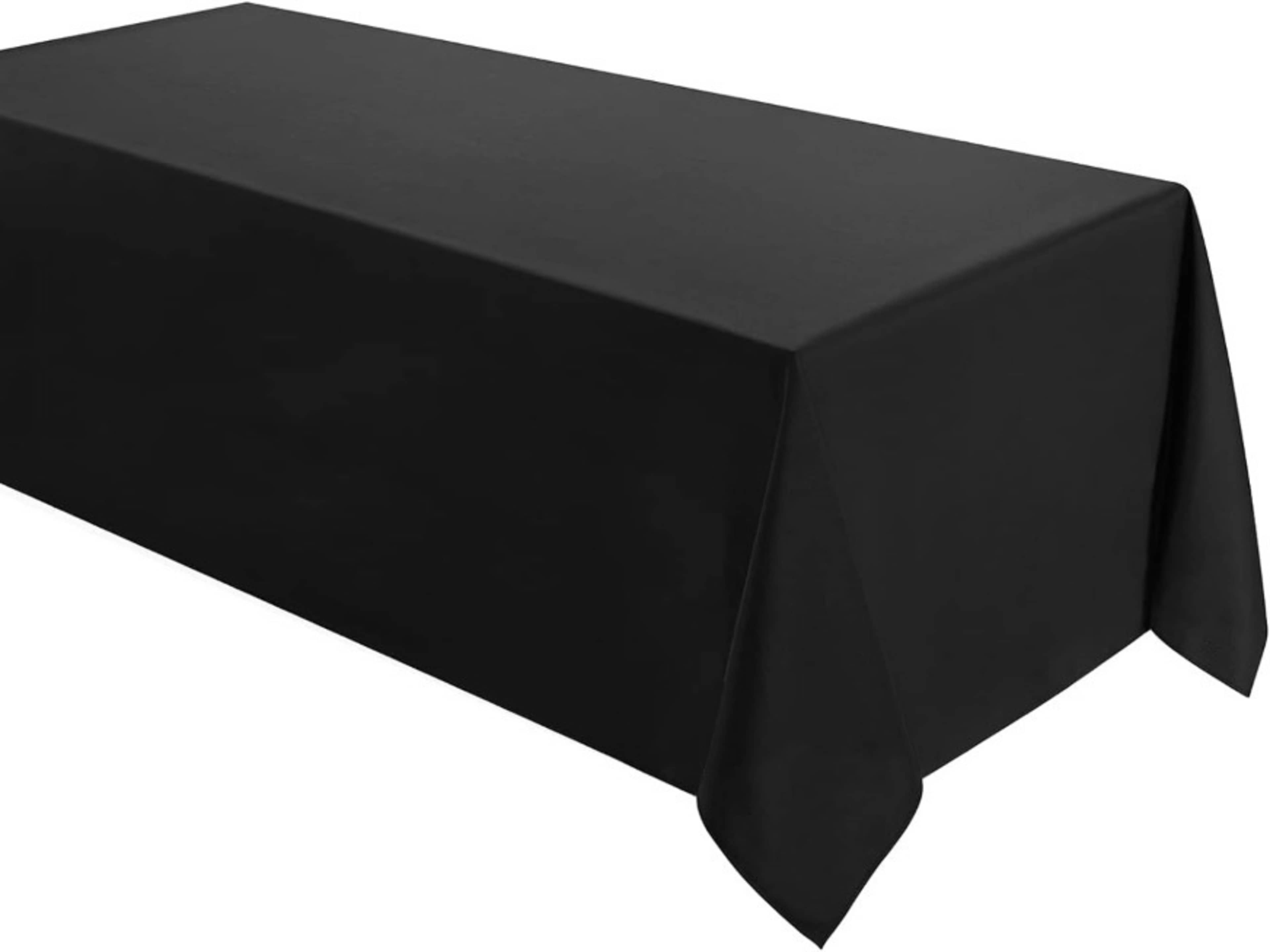 Black Linen Tablecloth