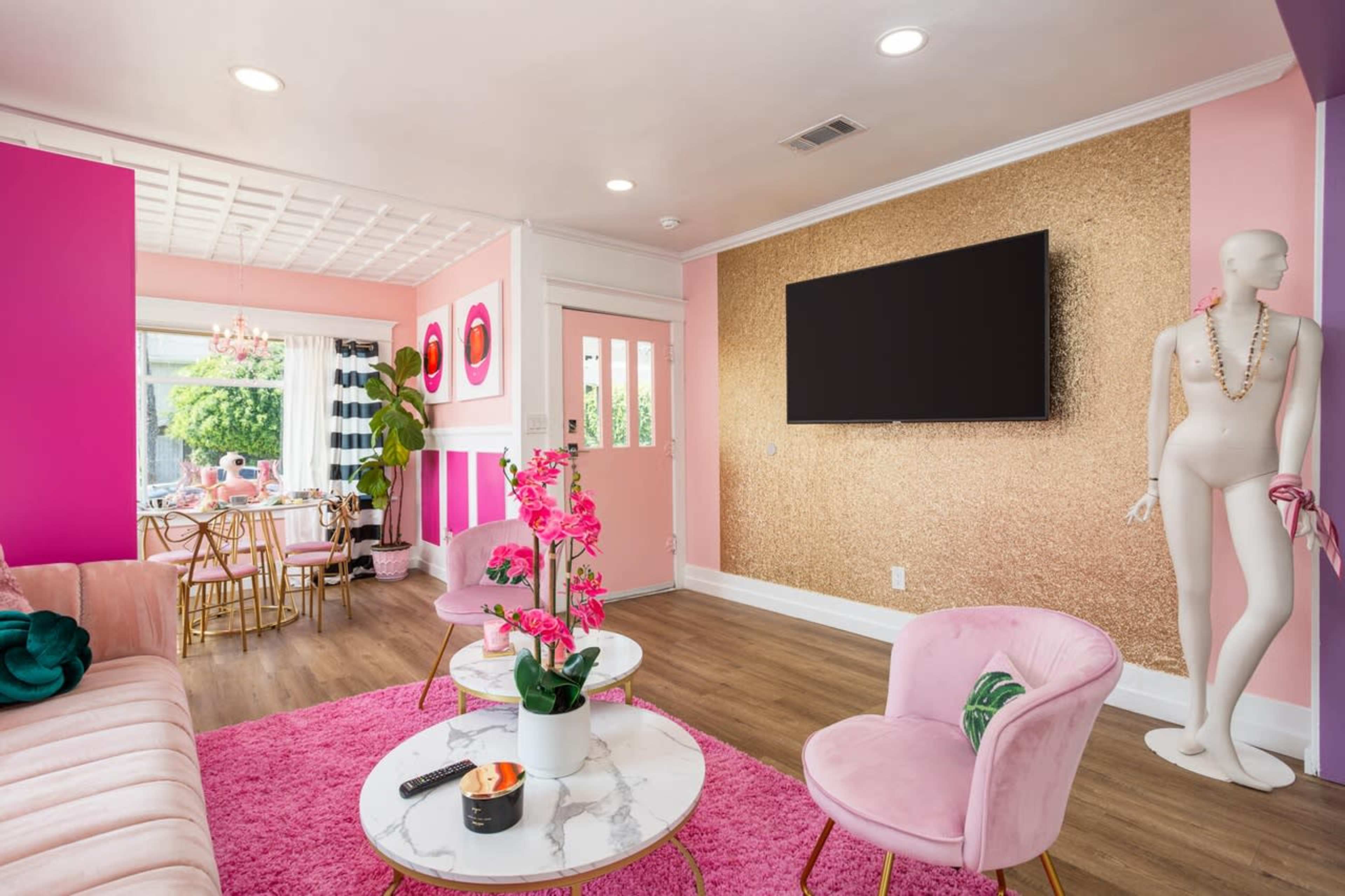 Barbie Themed Event Space -- Perfect for Showers, Birthday parties, Bachelorettes, and more! Image in Rose Park, Long Beach, CA