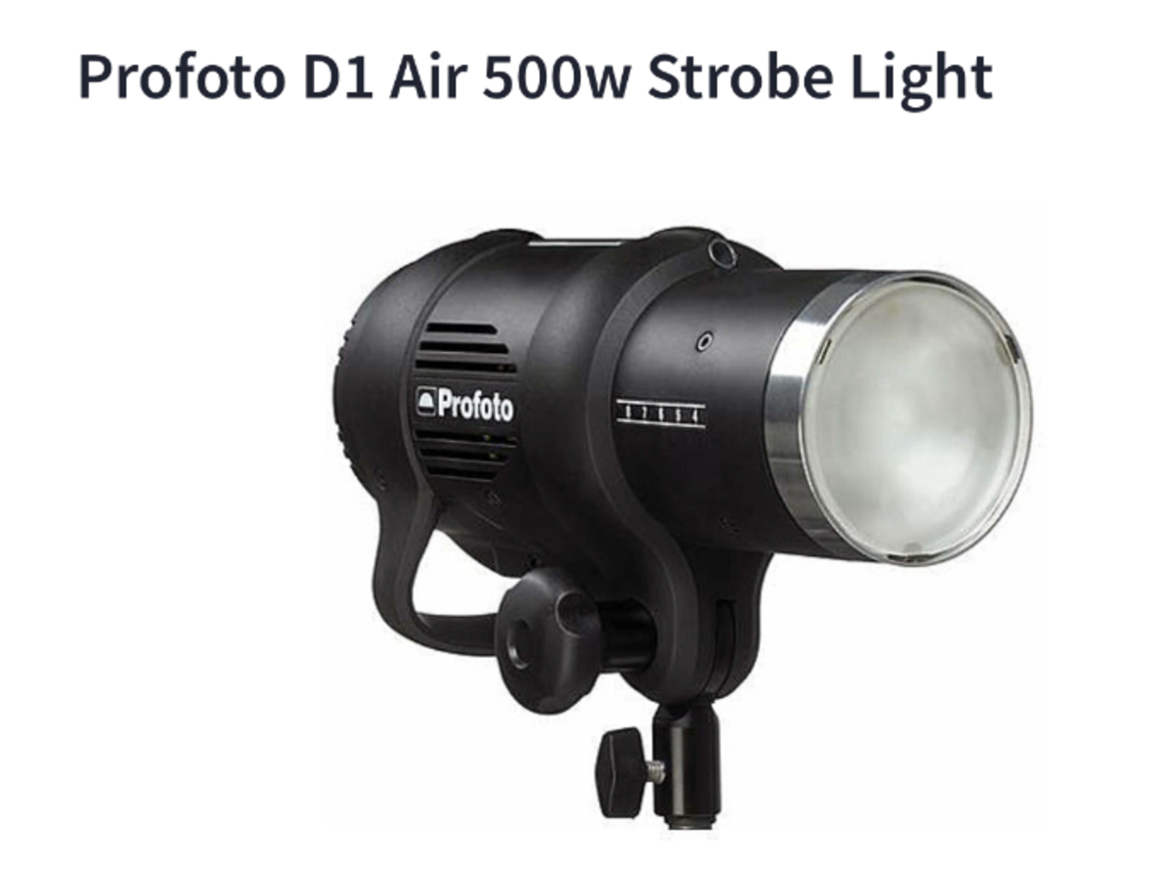 Profoto D1 500w Strobes, with accessories