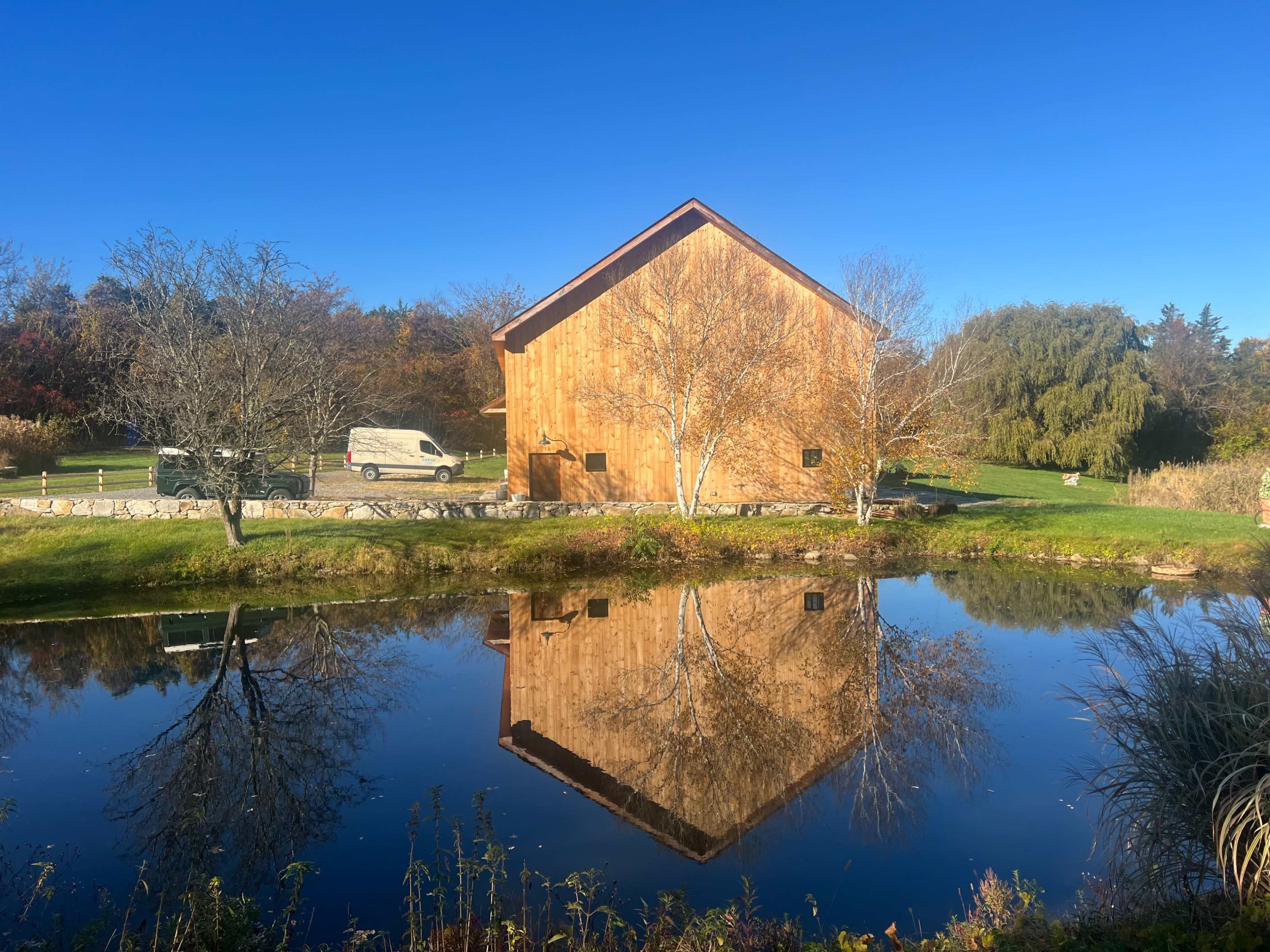 Renovated Barn Overlooking A Pond Image in Livingston, Hudson, NY