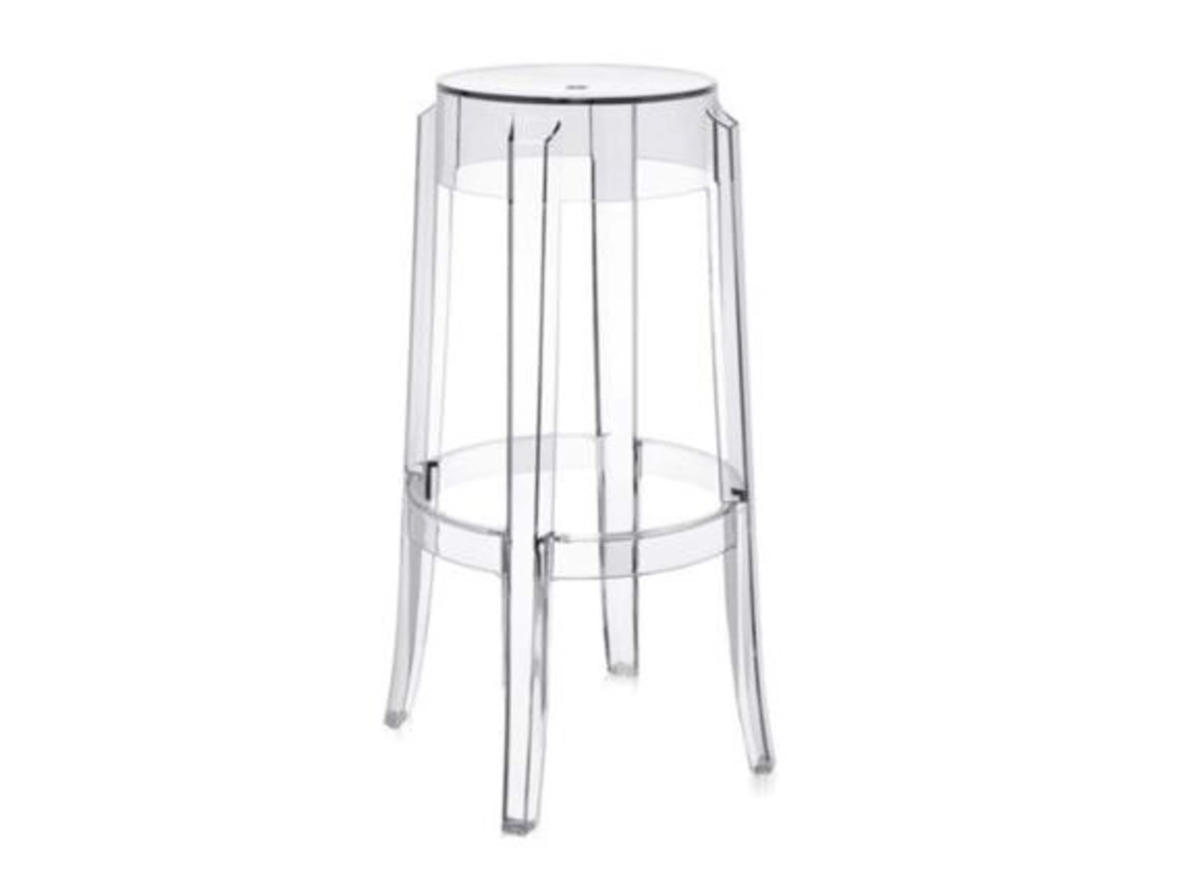 Clear Charles Stool