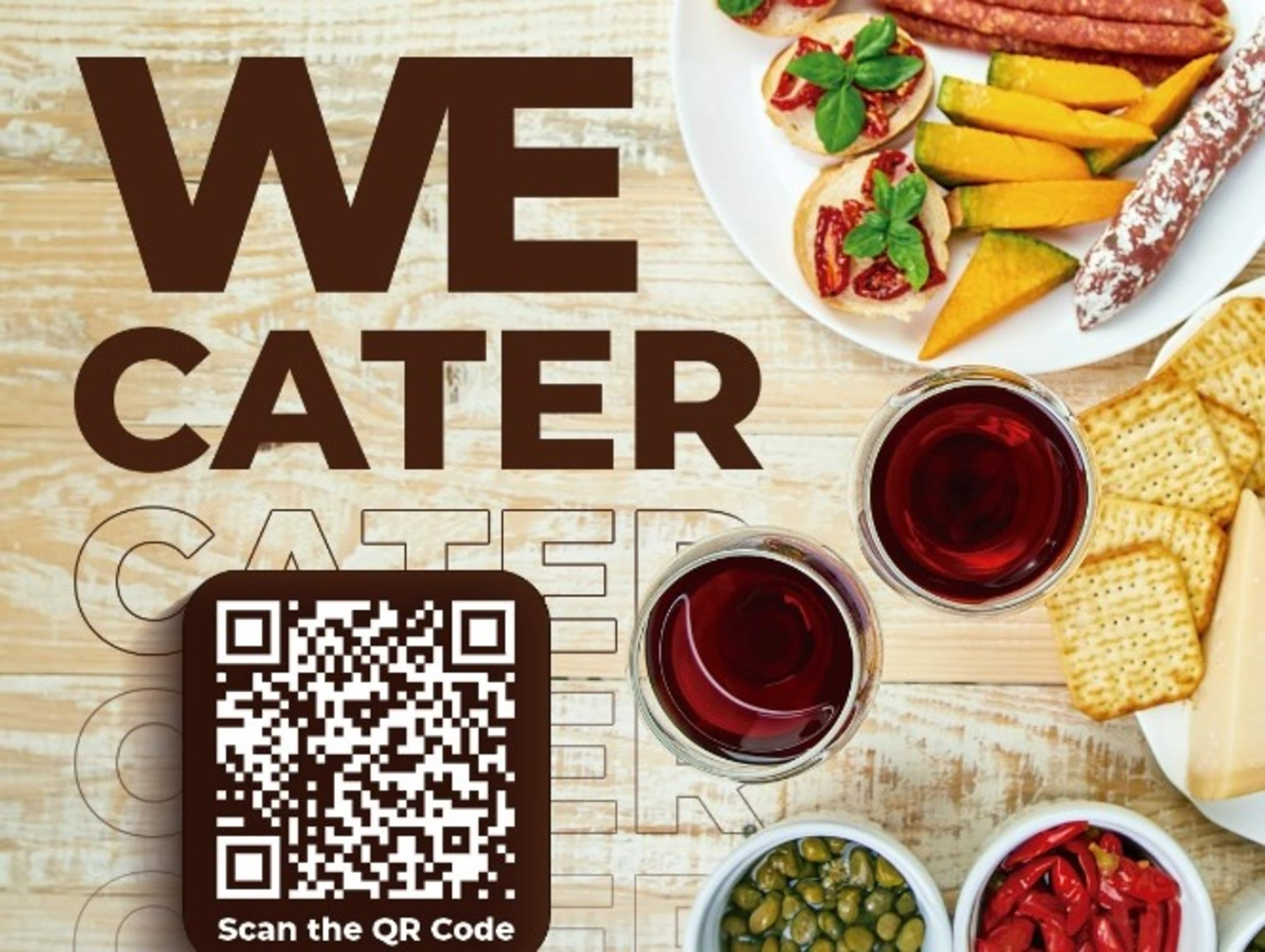 we cater