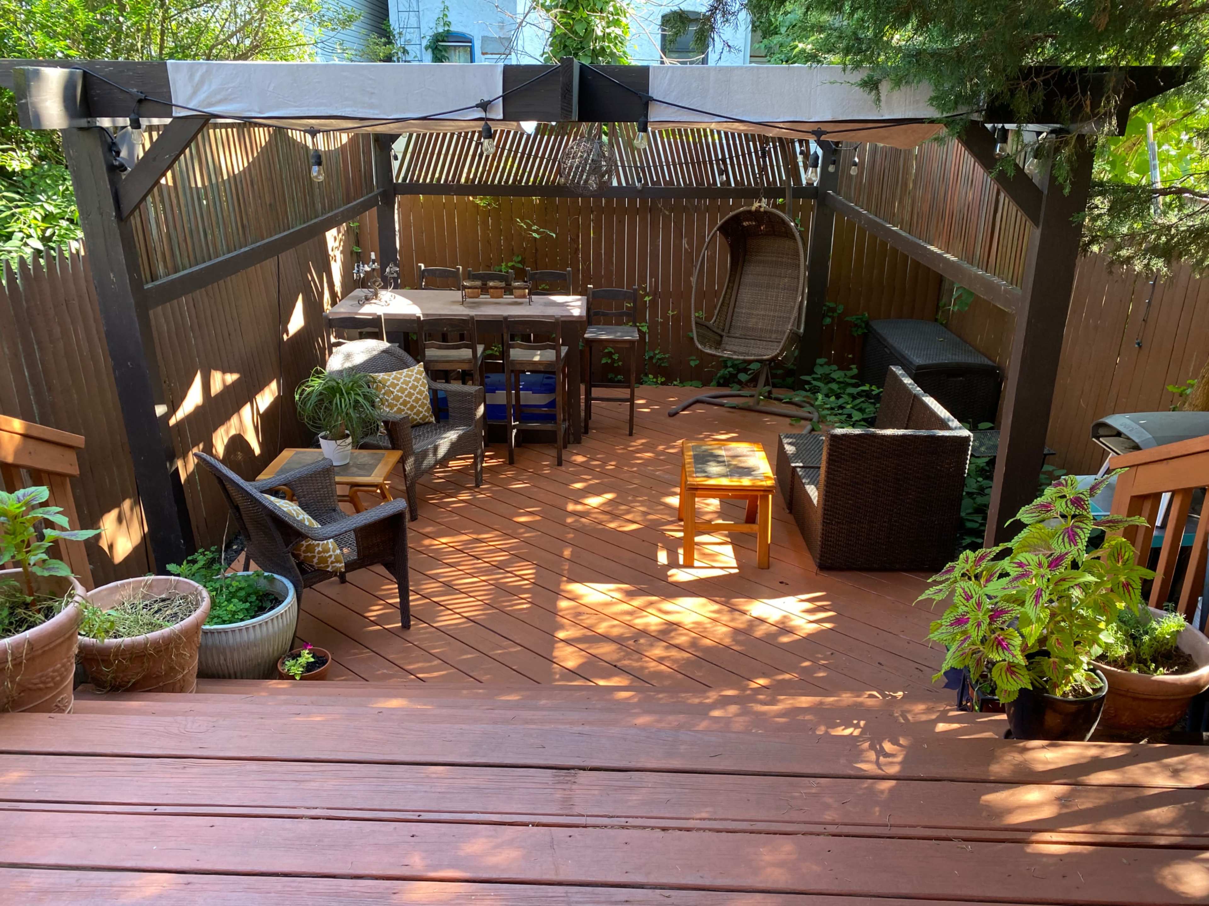 Beautiful Brownstone with full Deck in back Image in The Heights, Jersey City, NJ